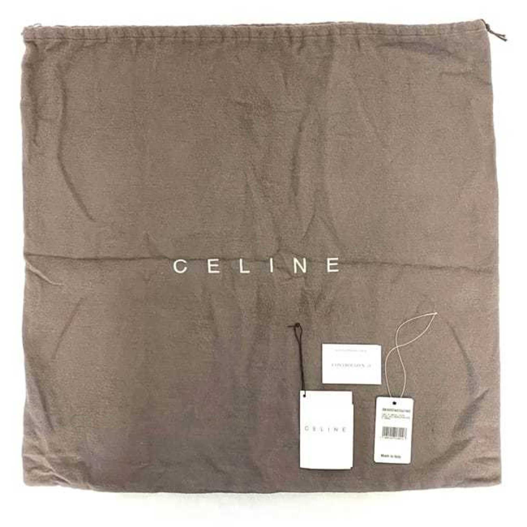 Celine Brown Suede Leather Boston Bag Handbag (Pre-Owned)