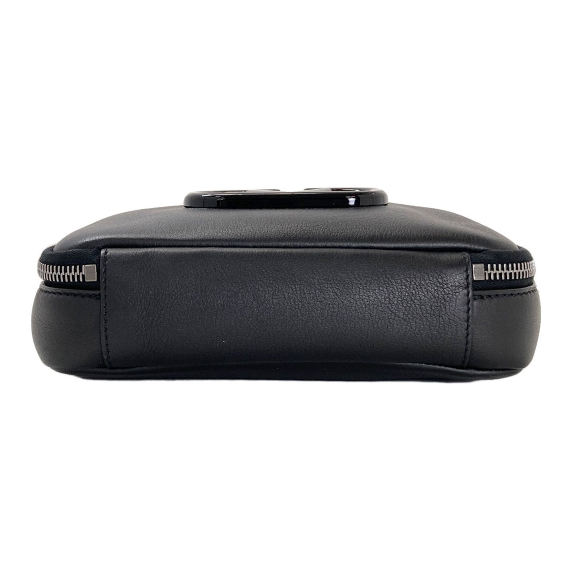 Valentino Black Leather Handbag (Pre-Owned)
