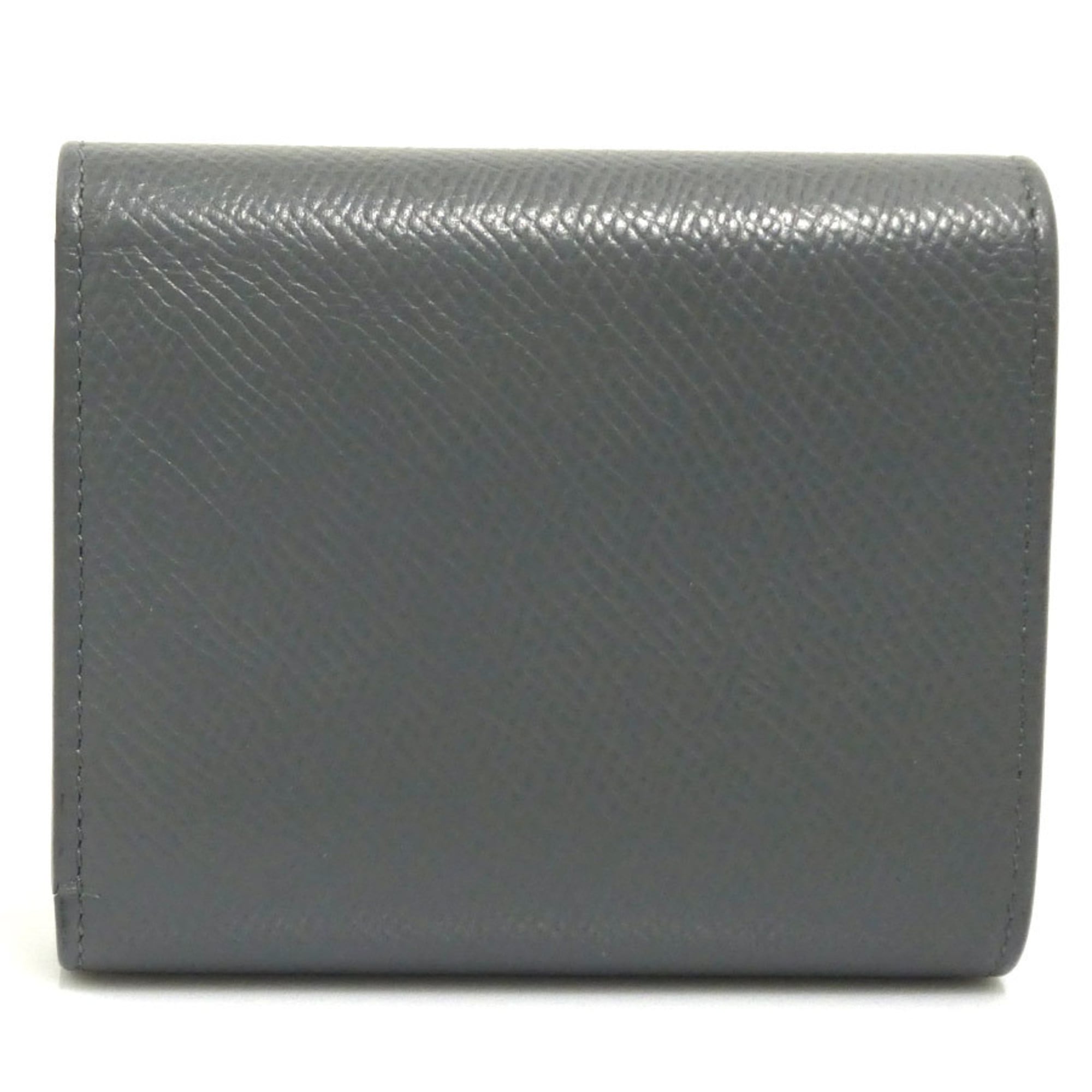 Celine Gray Leather Wallet (Tri-Fold) (Pre-Owned)