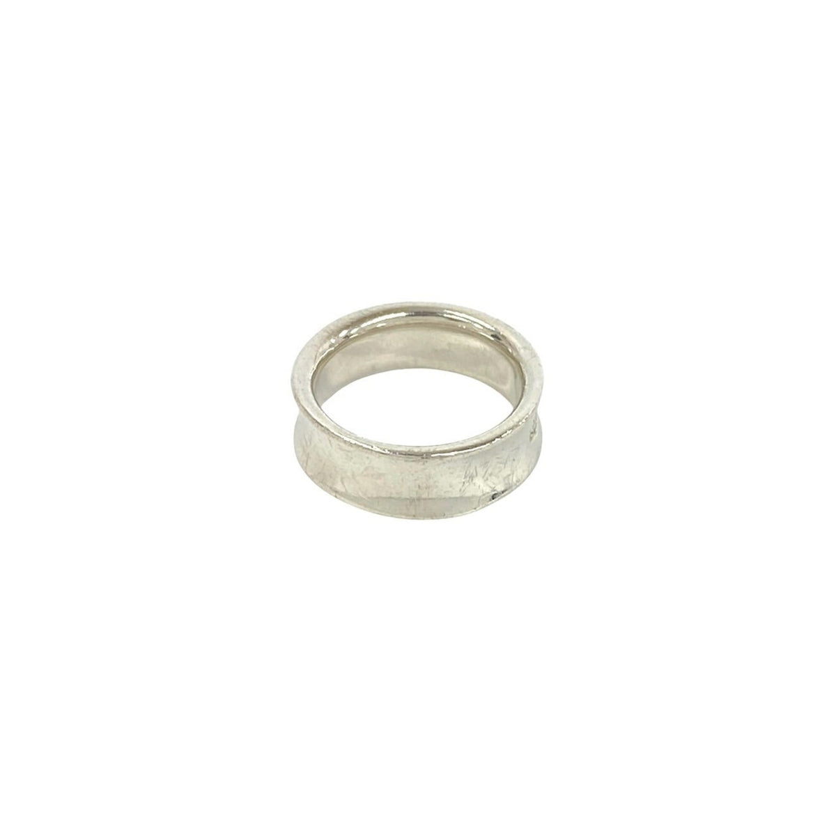 Tiffany Silver Silver 925 Band Ring (Pre-Owned)
