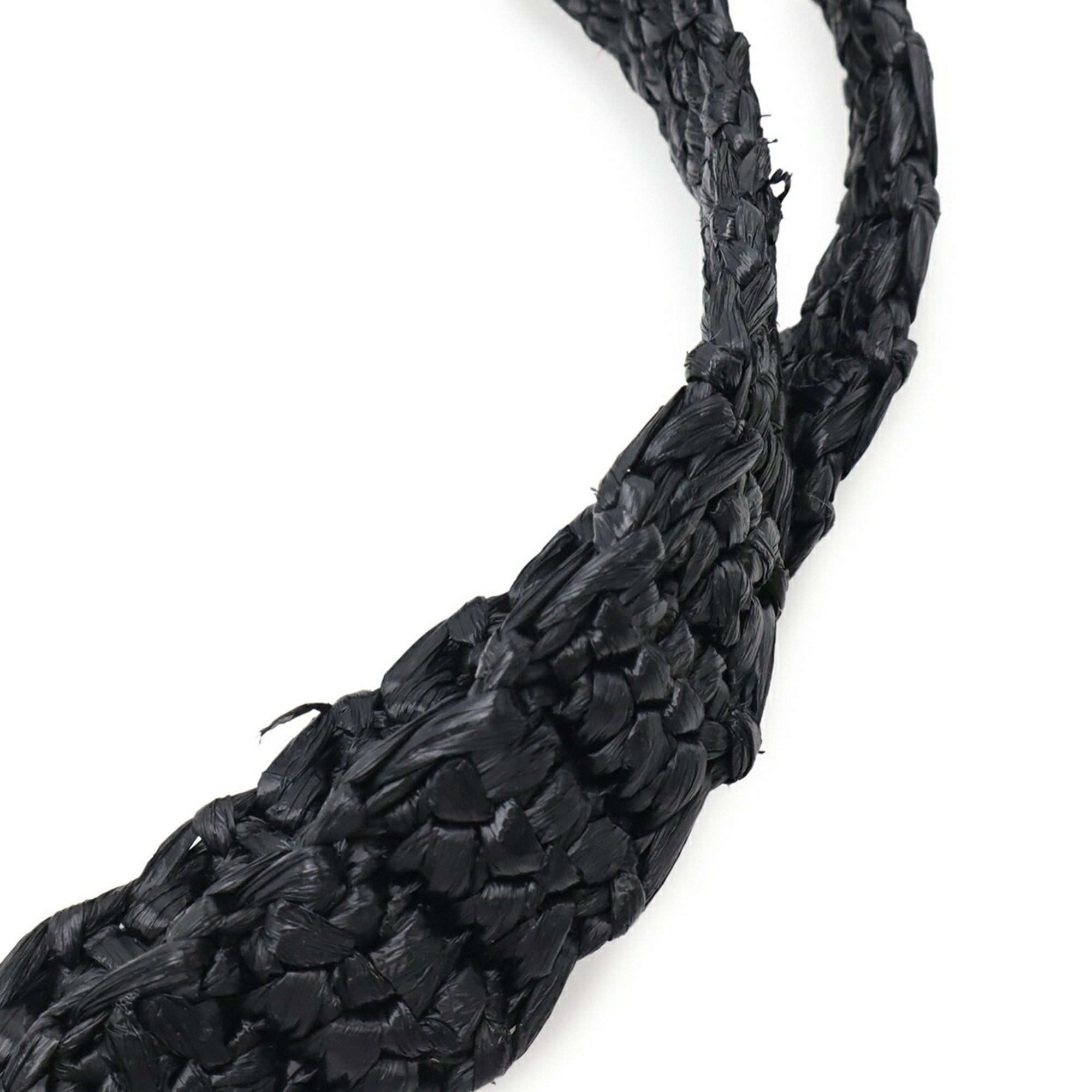 Prada Black Raffia Tote Bag (Pre-Owned)
