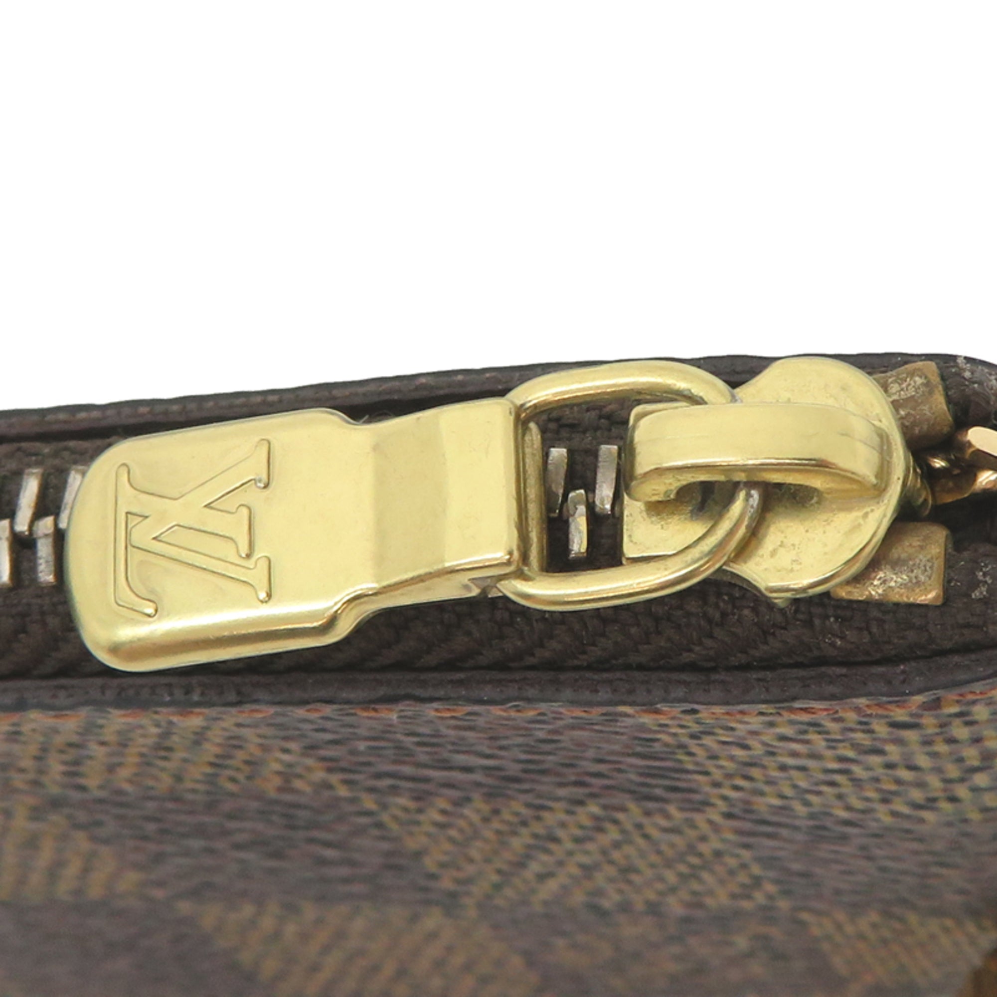 Louis Vuitton Brown Damier Canvas Coin Purse/Coin Case (Pre-Owned)