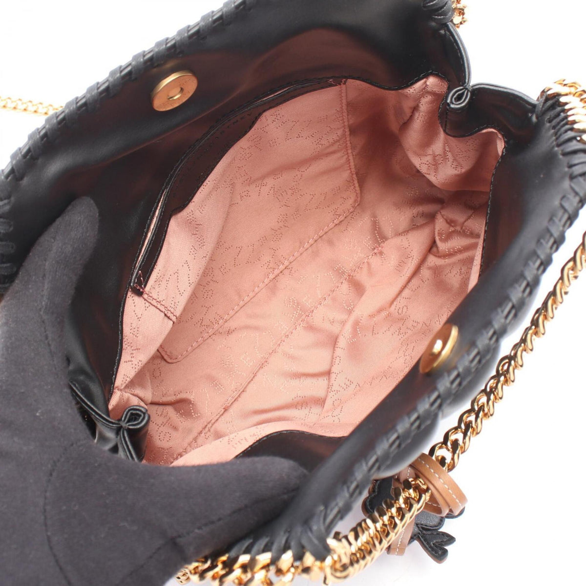 Stella Mccartney Black Handbag Shoulder Bag (Pre-Owned)
