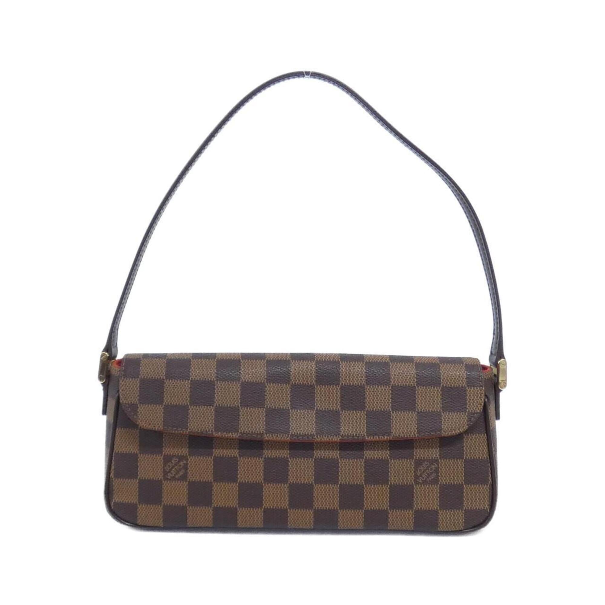 Louis Vuitton Damier Canvas Ebene Coated Canvas Shoulder Bag (Pre-Owned)