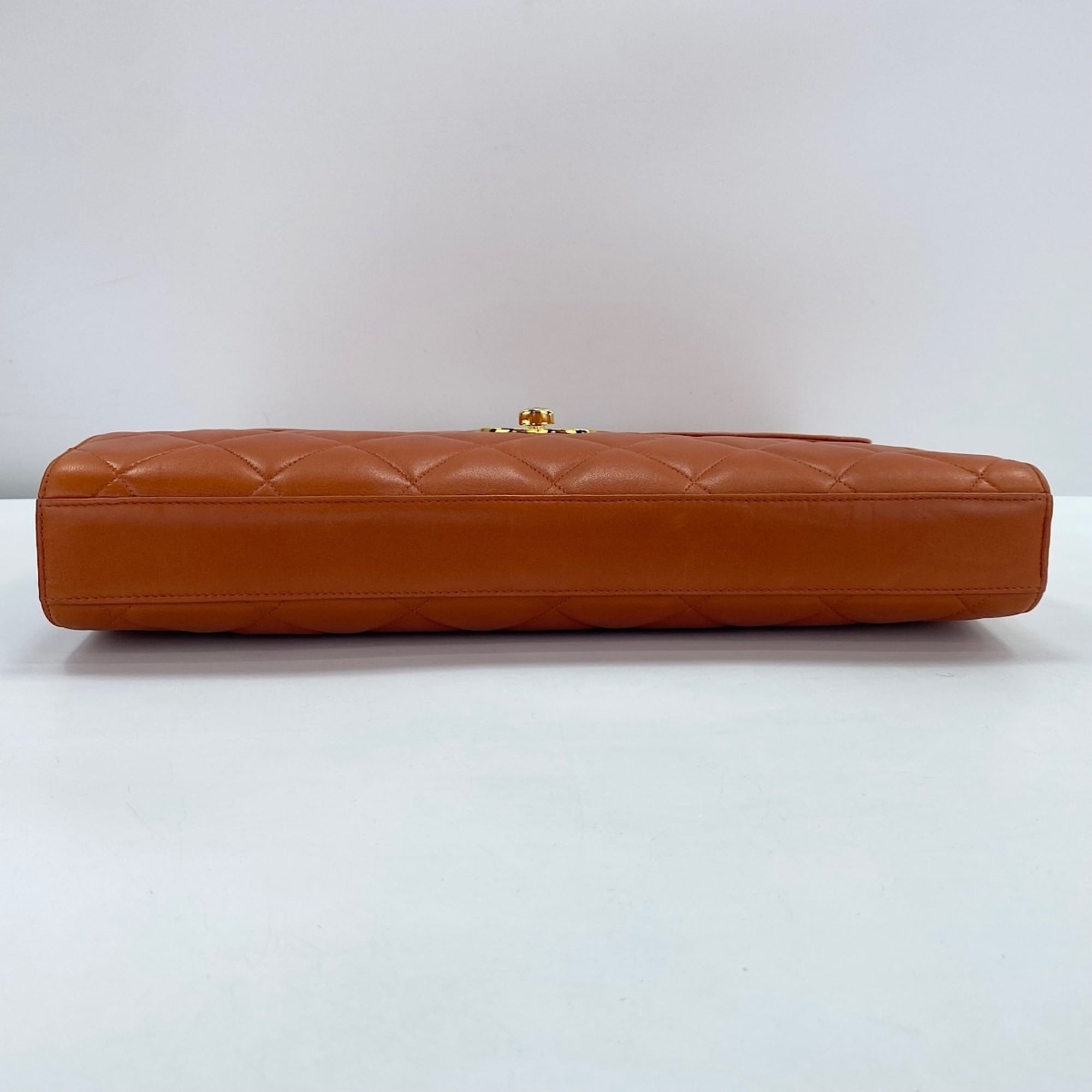 Chanel Orange Handbag (Pre-Owned)