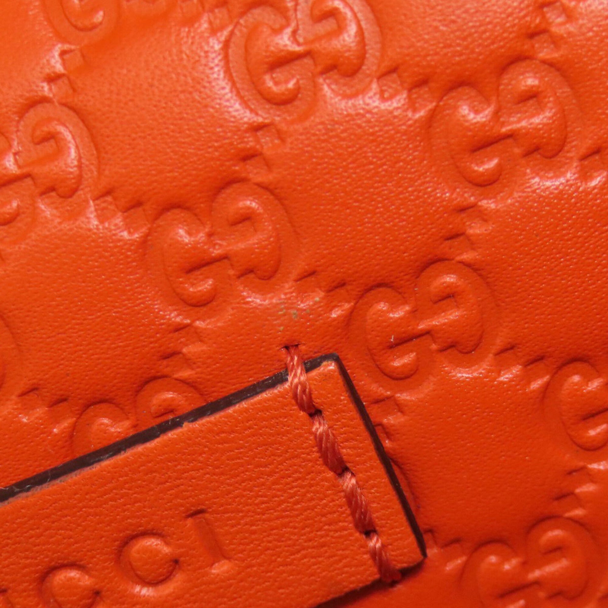 Gucci Orange Leather Handbag (Pre-Owned)