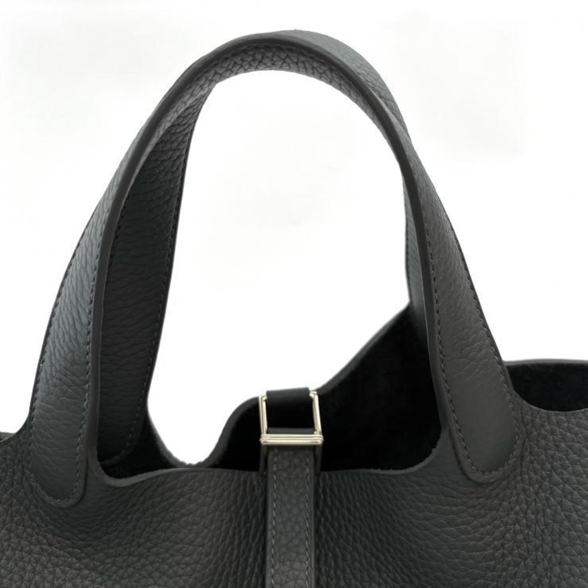 Hermes Green Taurillon Clemence Leather Handbag (Pre-Owned)
