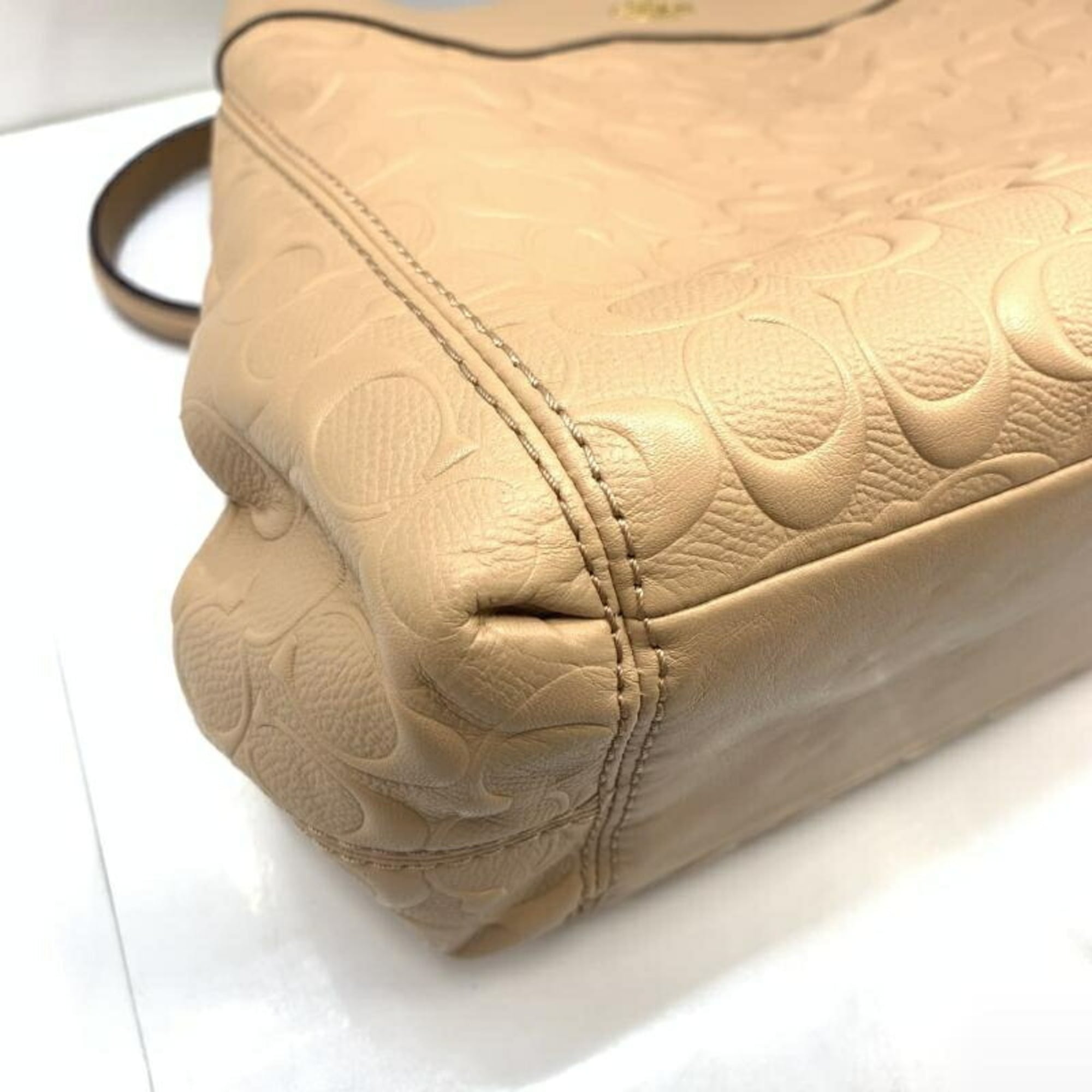 Coach Signature Signature Line Tote Bag (Pre-Owned)