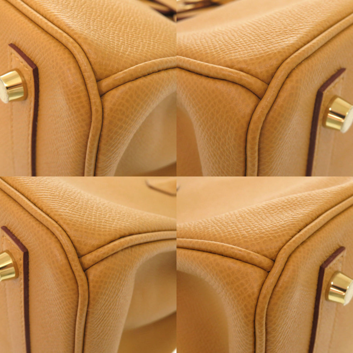 Hermes Gold Epsom Leather Handbag (Pre-Owned)