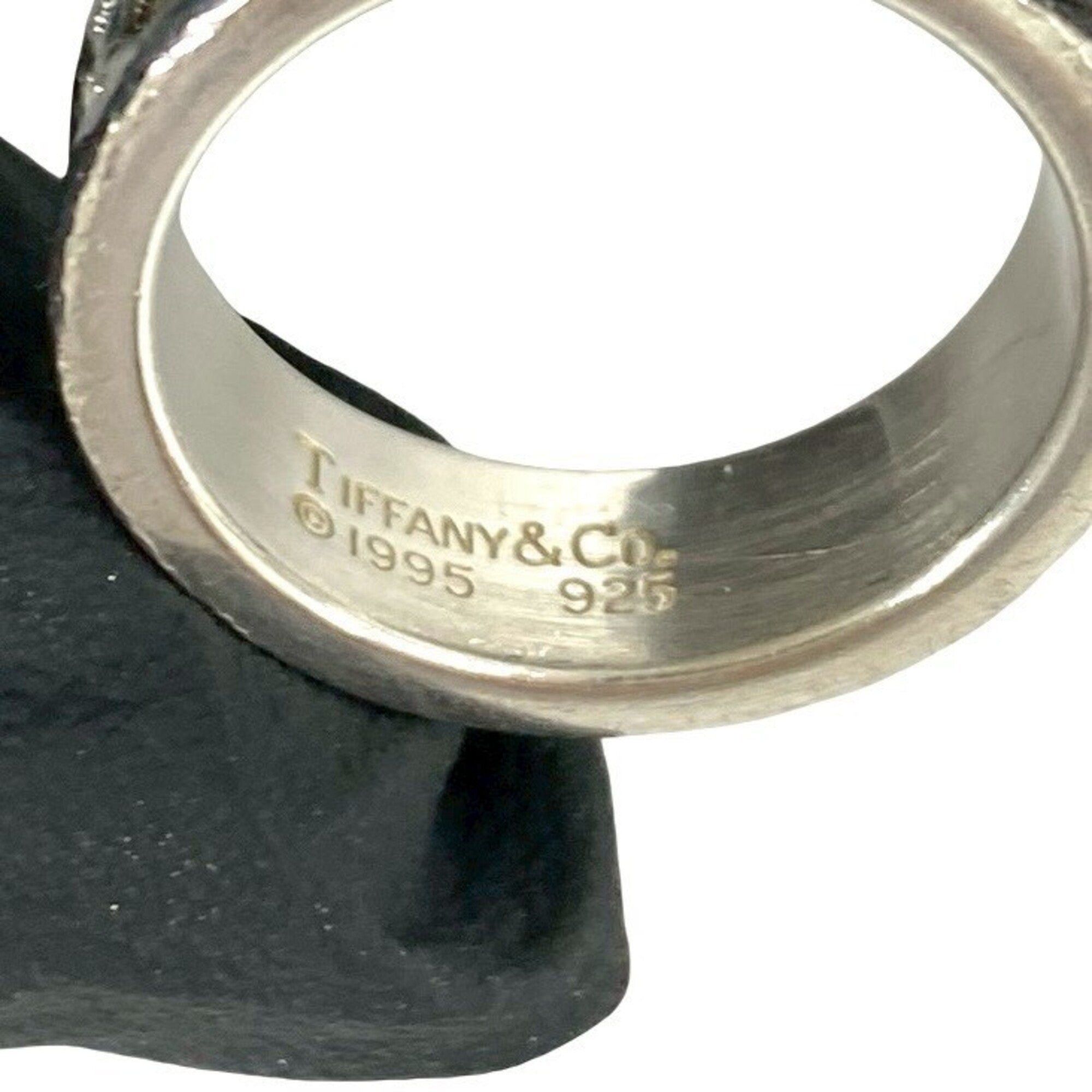 Tiffany Silver Silver 925 Band Ring (Pre-Owned)