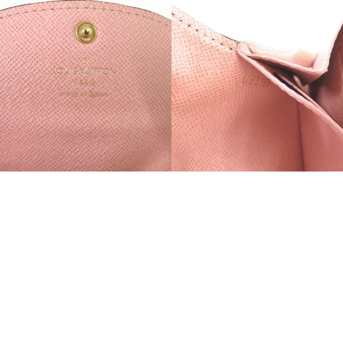 Louis Vuitton Brown Rose Ballerine Damier Canvas Coin Purse/Coin Case (Pre-Owned)