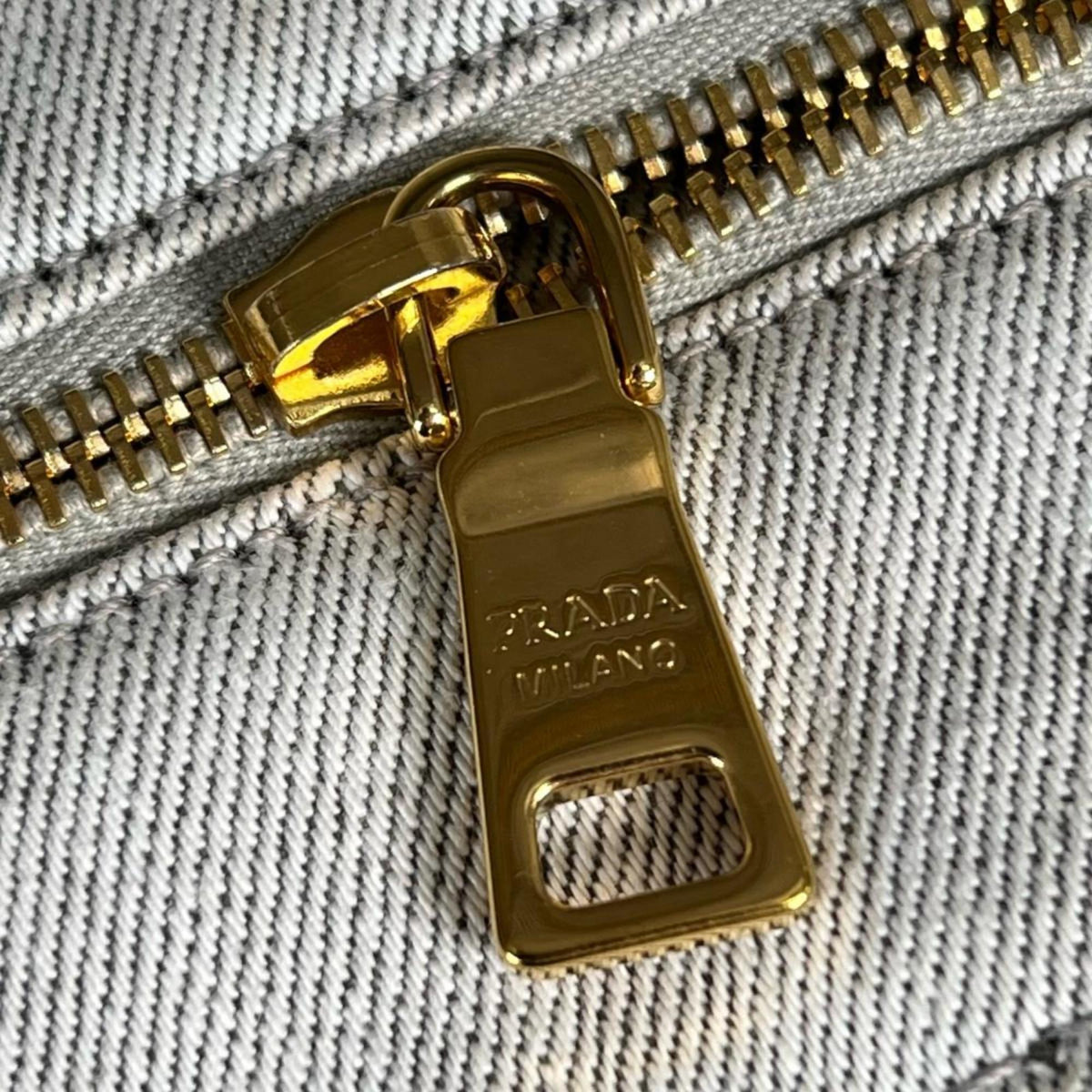 Prada Denim Tote Bag (Pre-Owned)