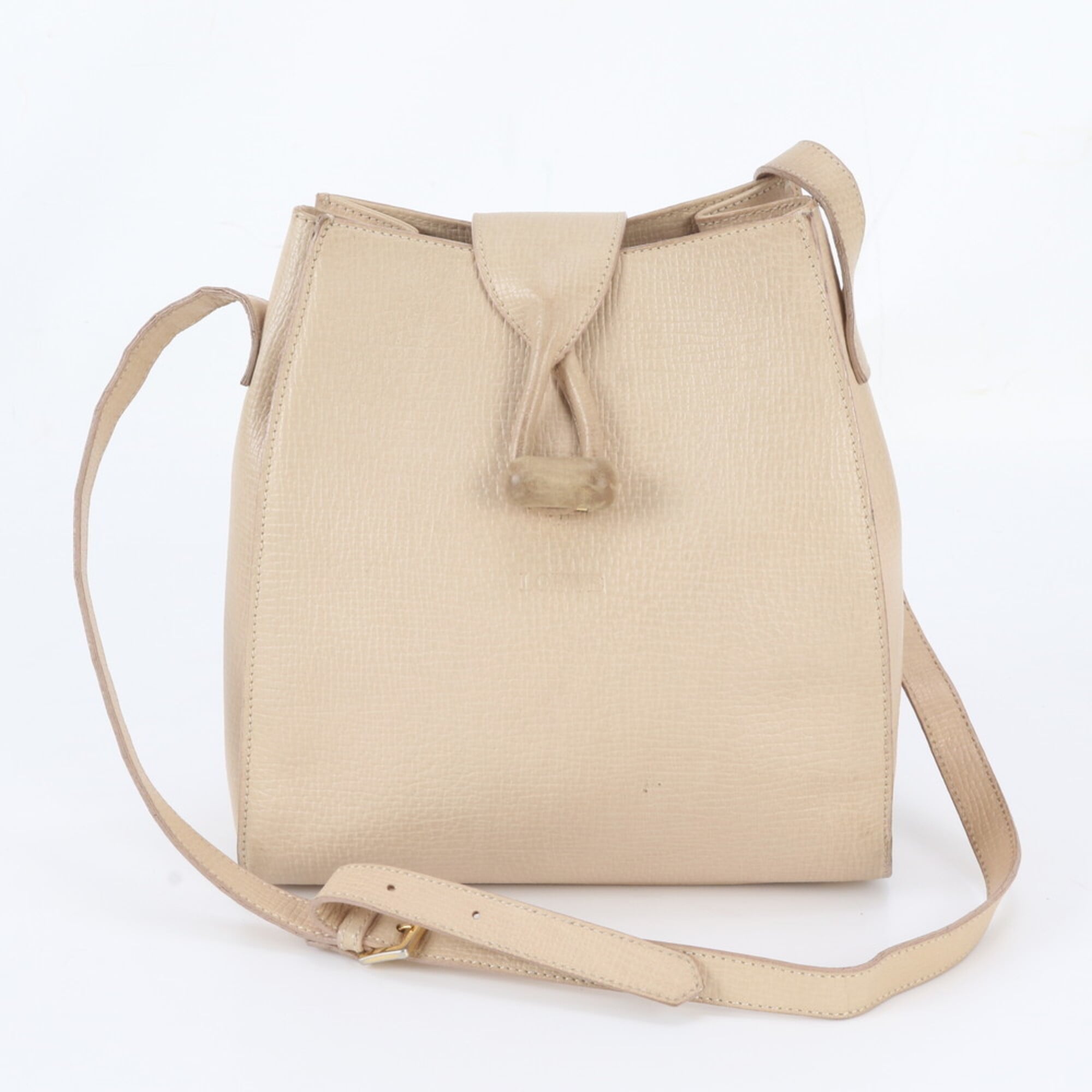 Loewe Beige Leather Shoulder Bag (Pre-Owned)