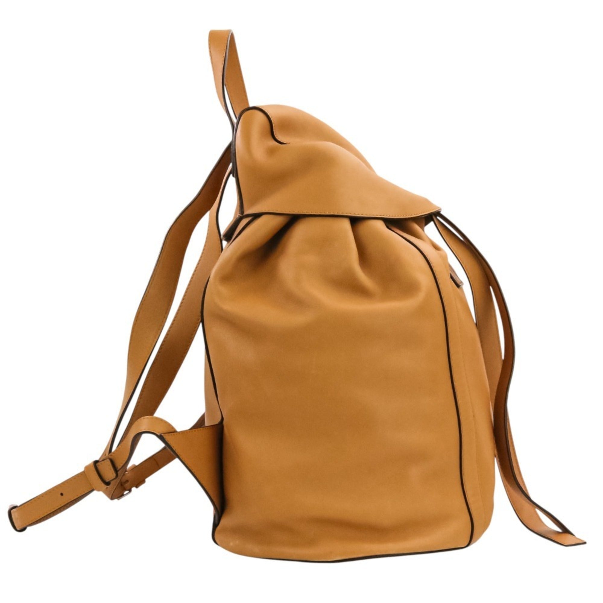 Loewe Brown Camel Leather Backpack (Pre-Owned)