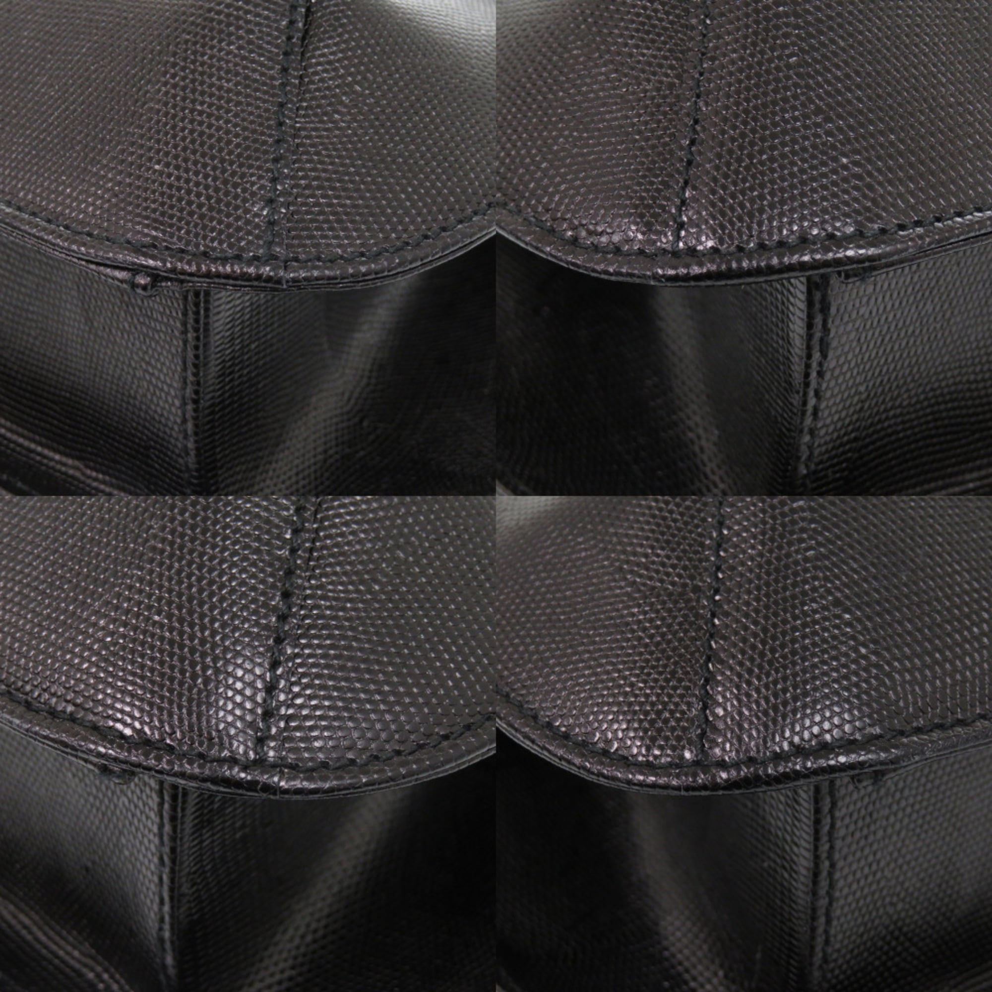 Salvatore Ferragamo Black Leather Handbag (Pre-Owned)