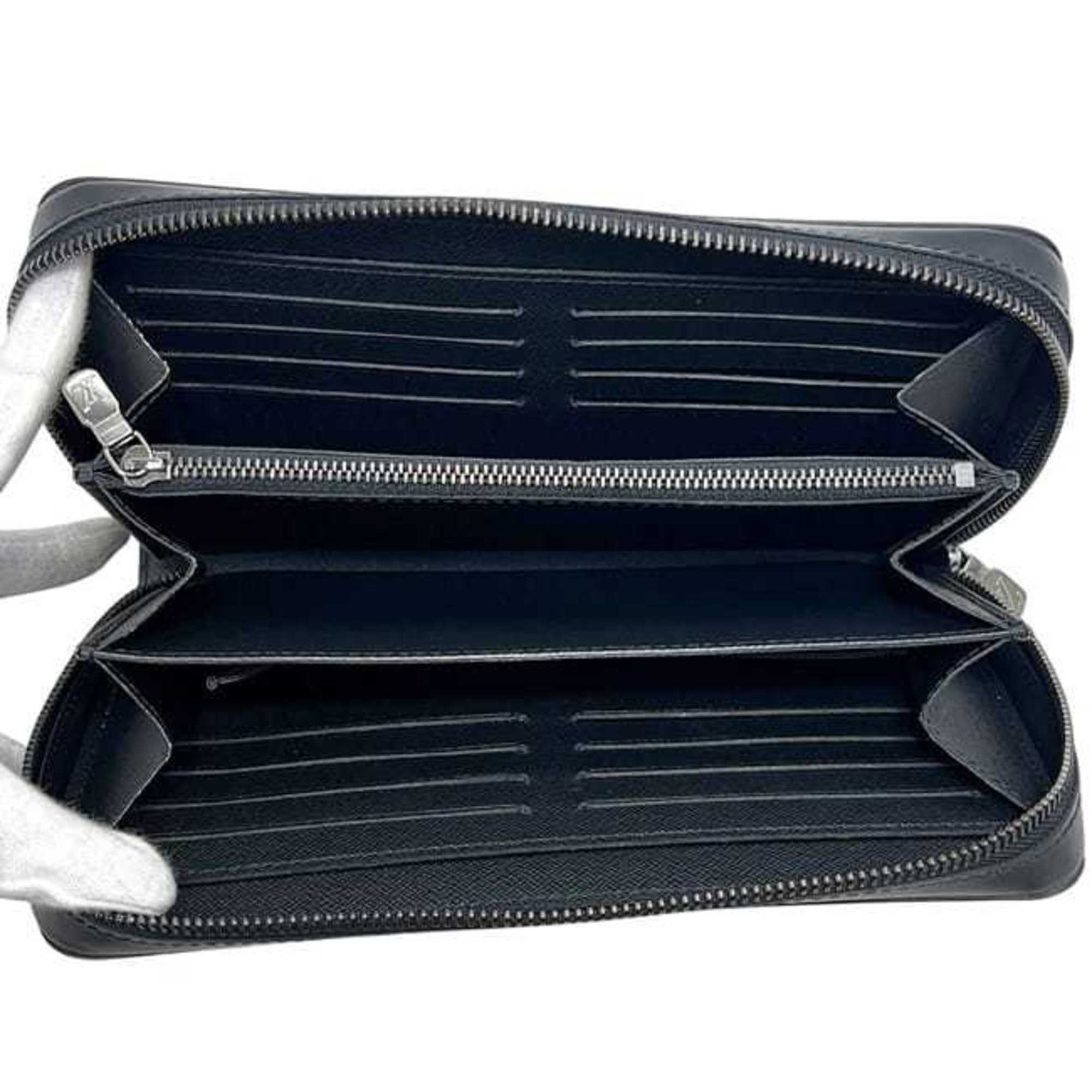 Louis Vuitton Black Monogram Eclipse Monogram Eclipse Long Wallet (Bi-Fold) (Pre-Owned)