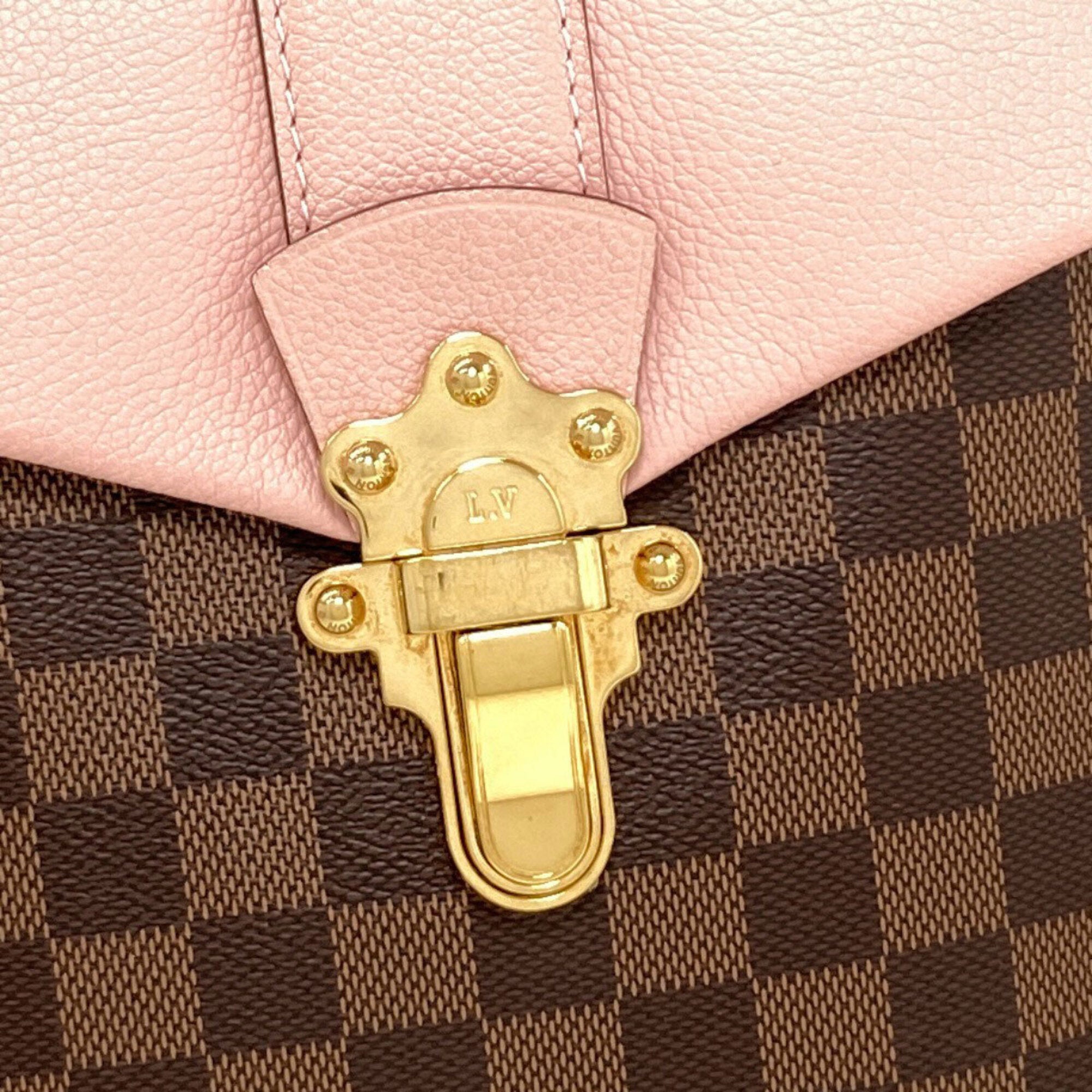 Louis Vuitton Damier Damier Canvas Ebene Magnolia Damier Canvas Backpack (Pre-Owned)