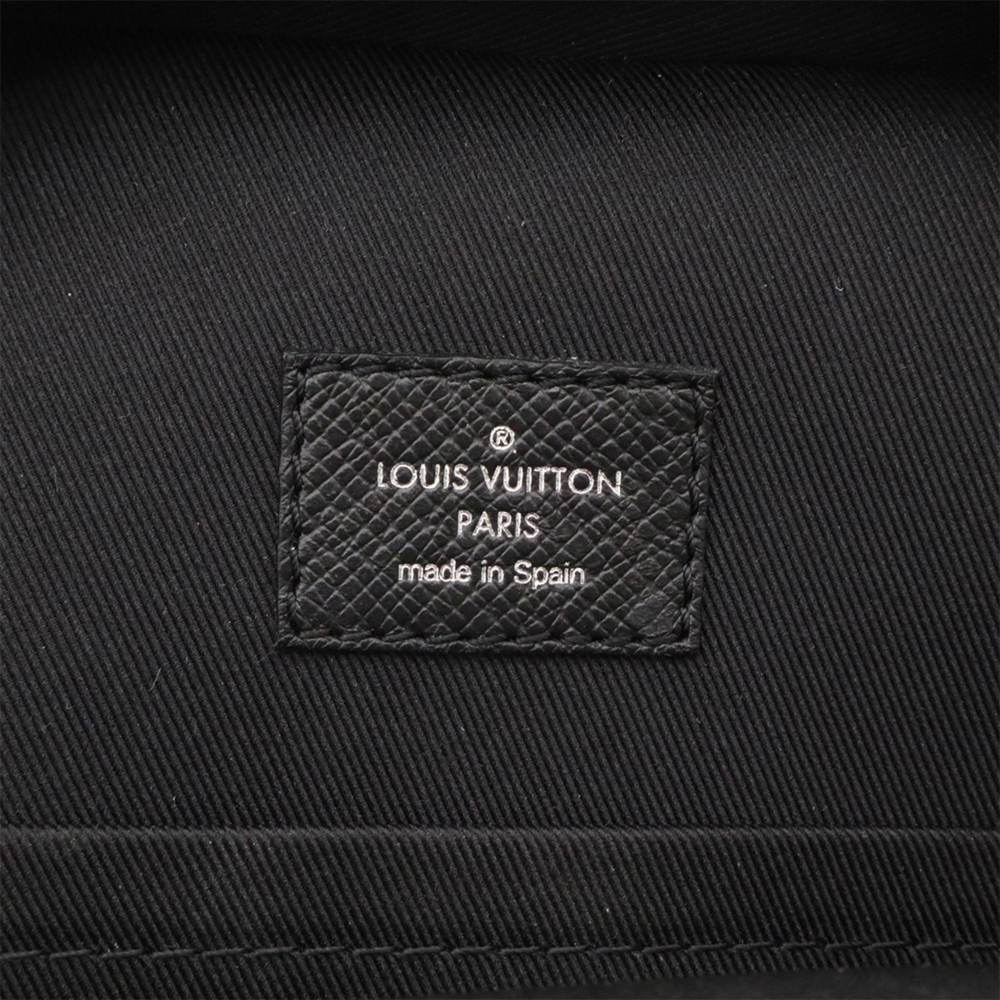 Louis Vuitton Monogram Eclipse Noir Canvas Shoulder Bag Sling Bag (Pre-Owned)