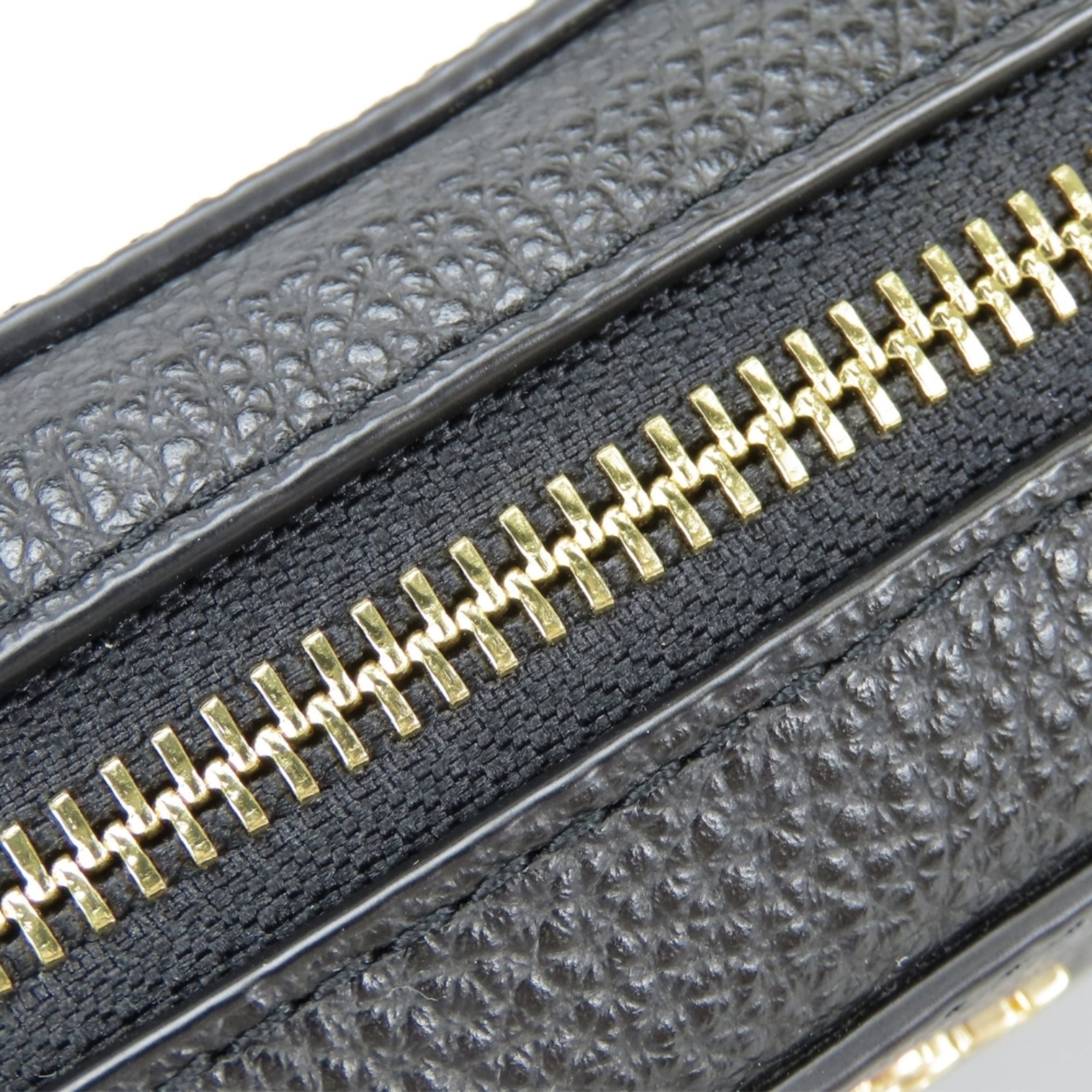 Coach Black Leather Pochette Shoulder Bag (Pre-Owned)