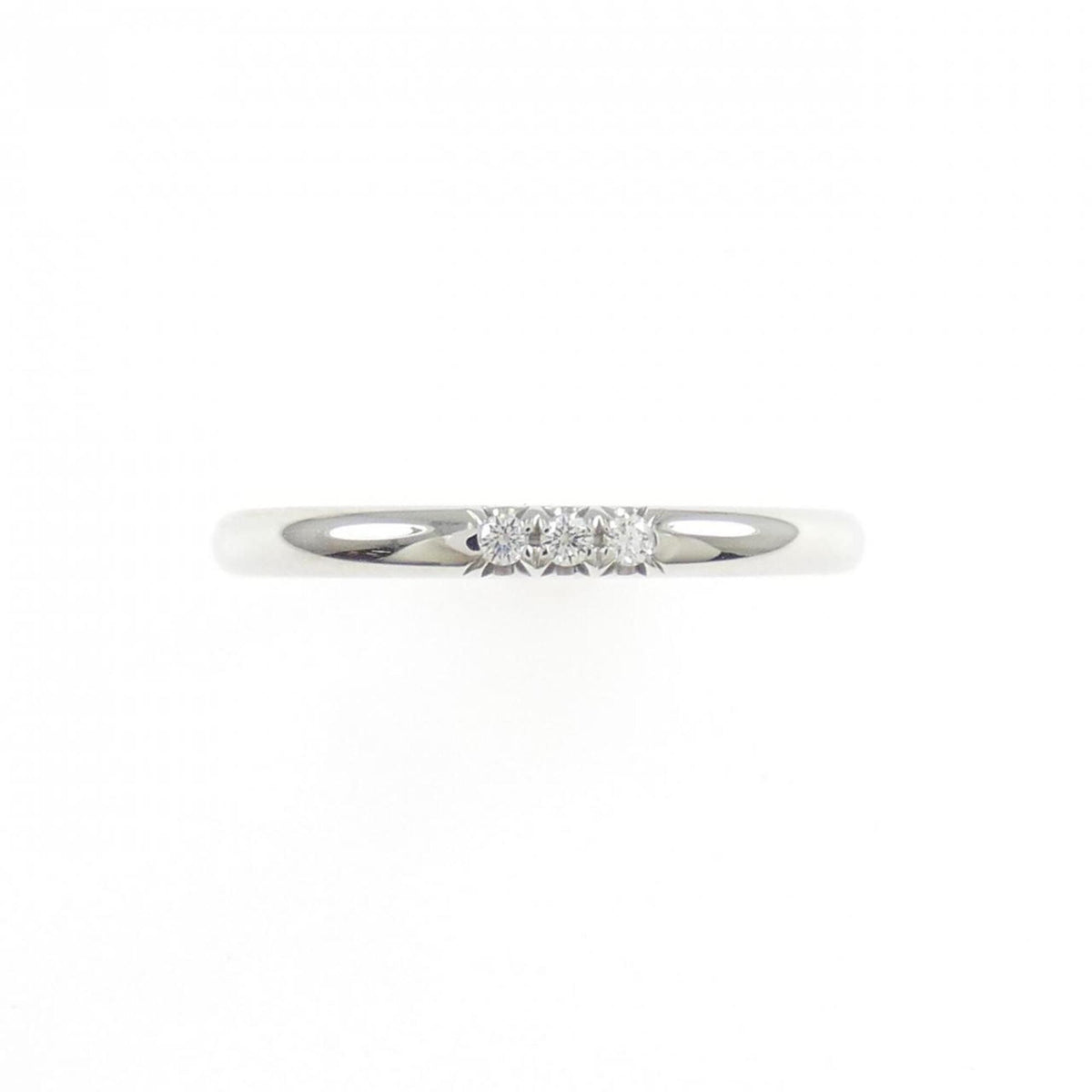 Tiffany Silver Platinum 950 Band Ring (Pre-Owned)