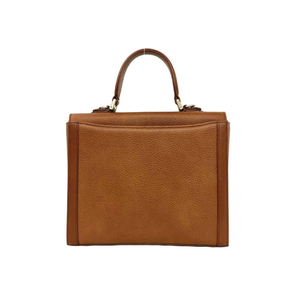 Burberry Brown Leather Handbag Shoulder Bag (Pre-Owned)