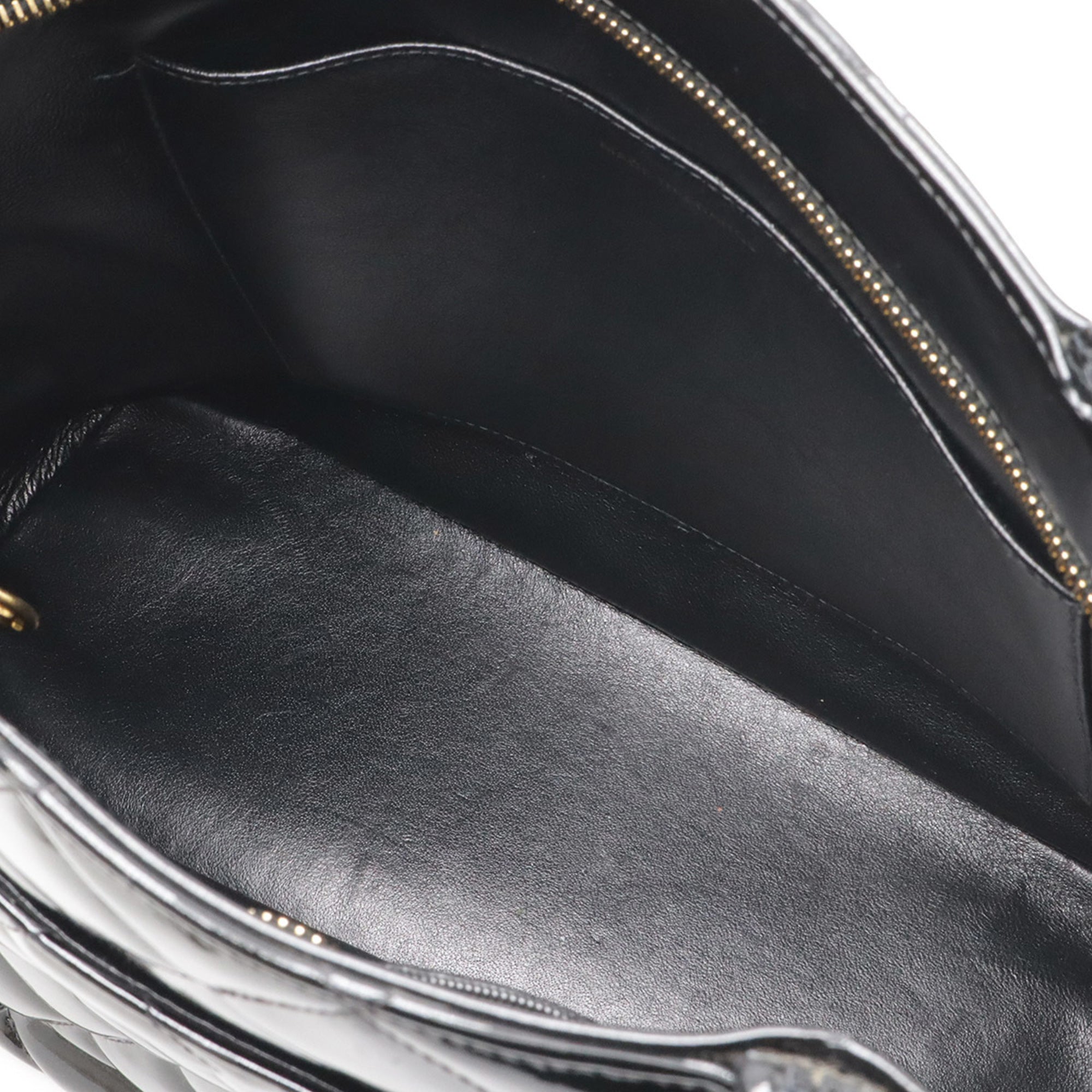 Chanel Black Leather Shoulder Bag Tote Bag (Pre-Owned)