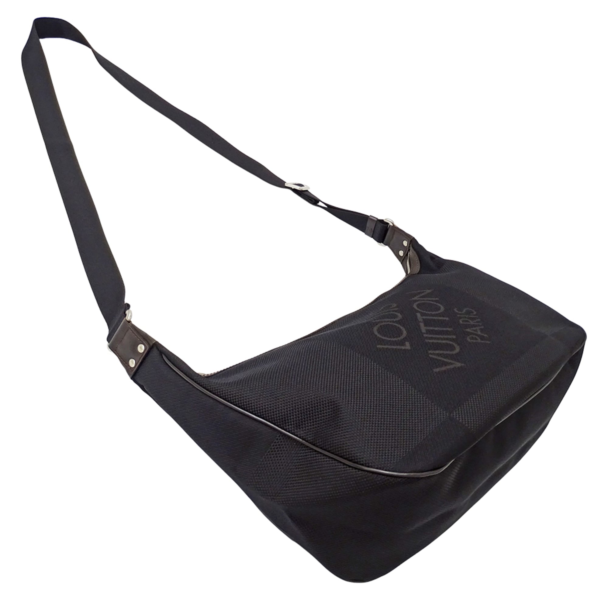 Louis Vuitton Noir Damier Geant Canvas Shoulder Bag (Pre-Owned)