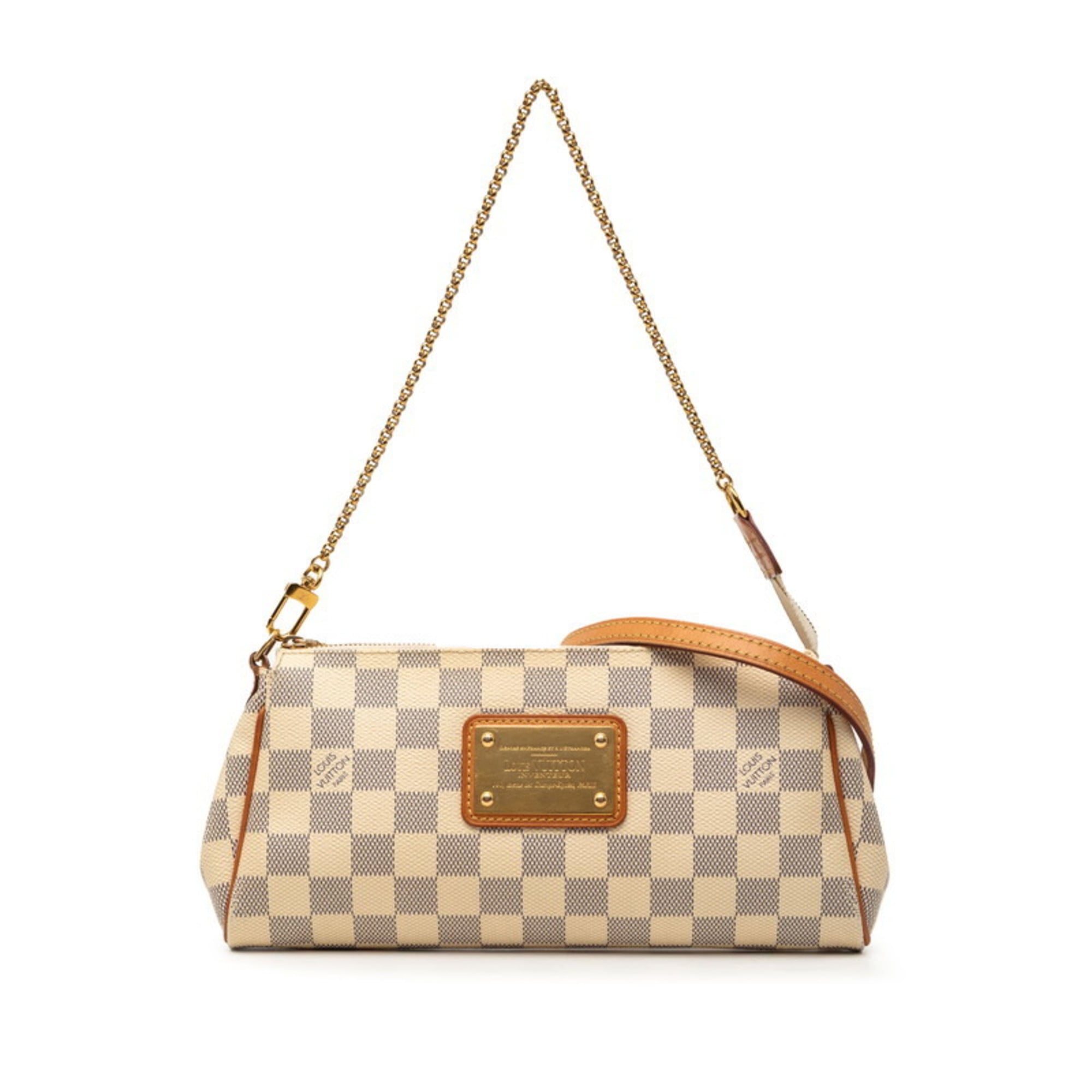 Louis Vuitton White Pvc Leather Handbag Shoulder Bag (Pre-Owned)