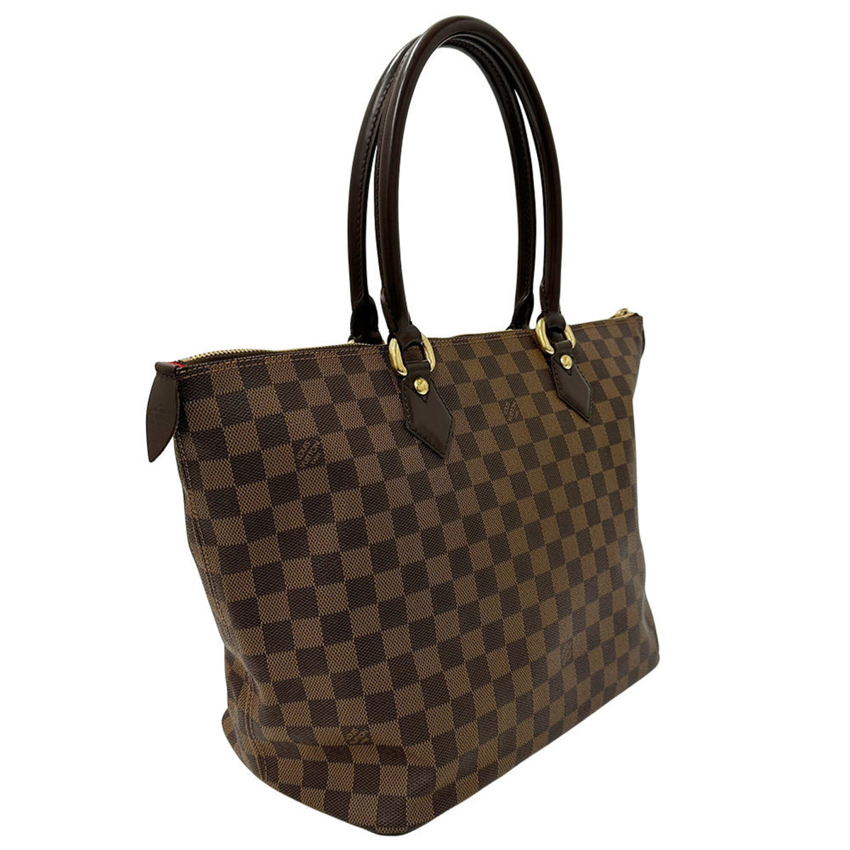 Louis Vuitton Brown Ebene Damier Canvas Handbag Tote Bag (Pre-Owned)