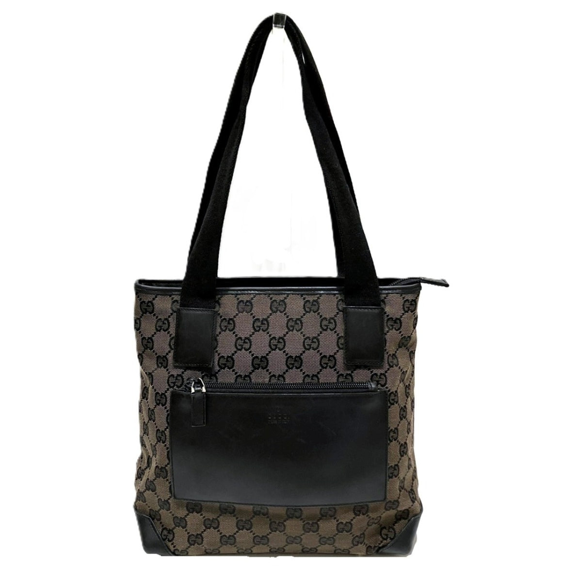 Gucci Brown Canvas Tote Bag (Pre-Owned)