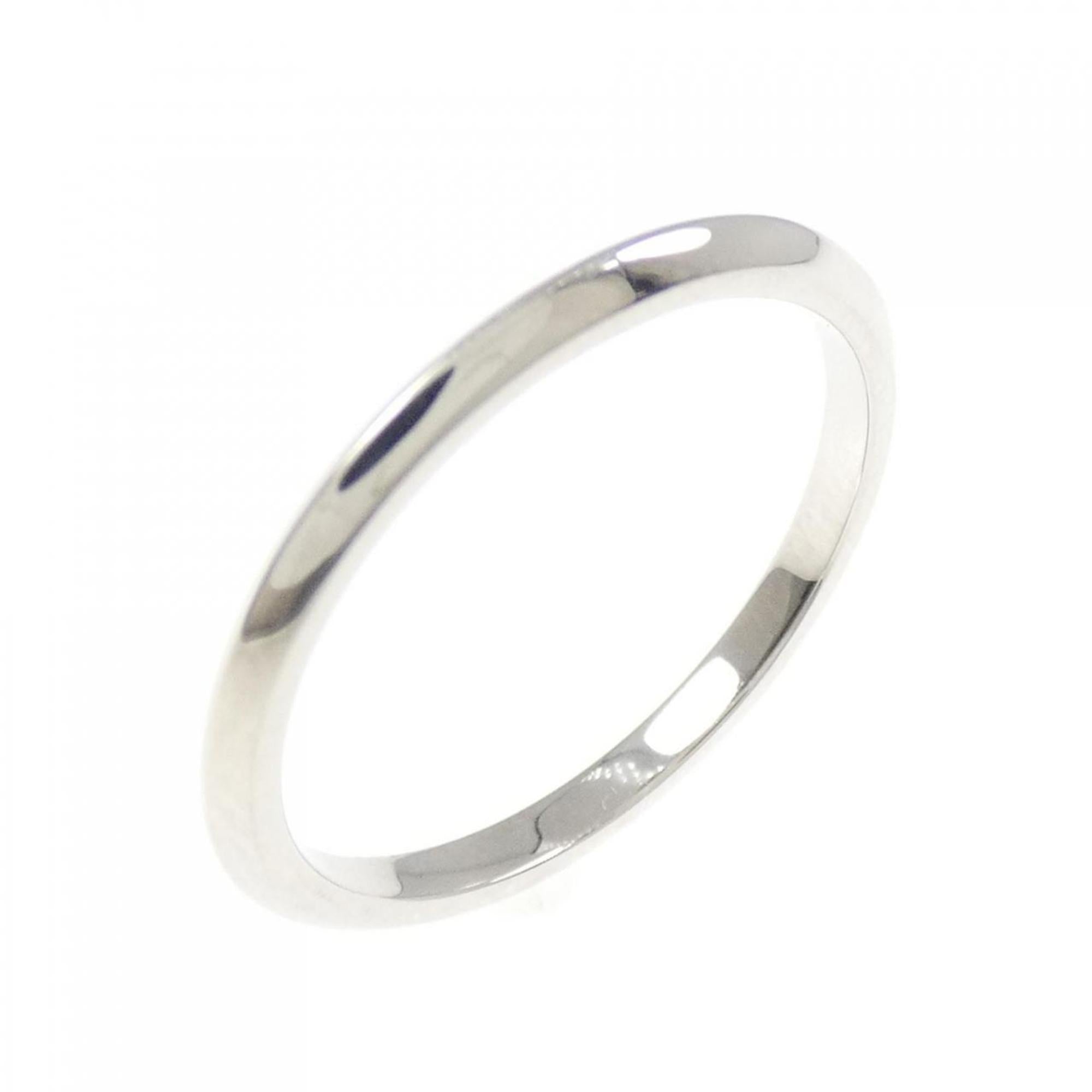 Tiffany Platinum Platinum 950 Band Ring (Pre-Owned)