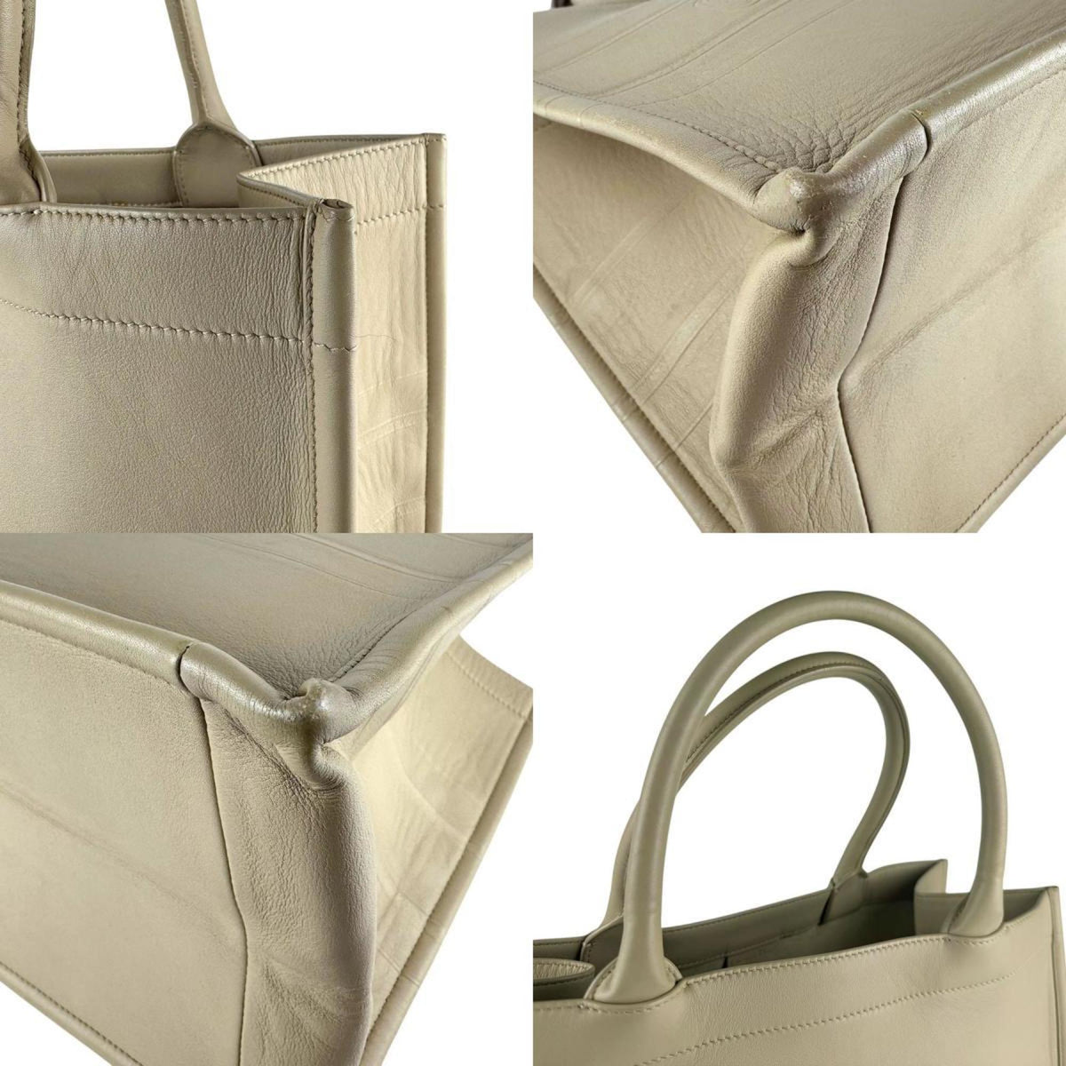 Christian Dior Beige Leather Handbag (Pre-Owned)