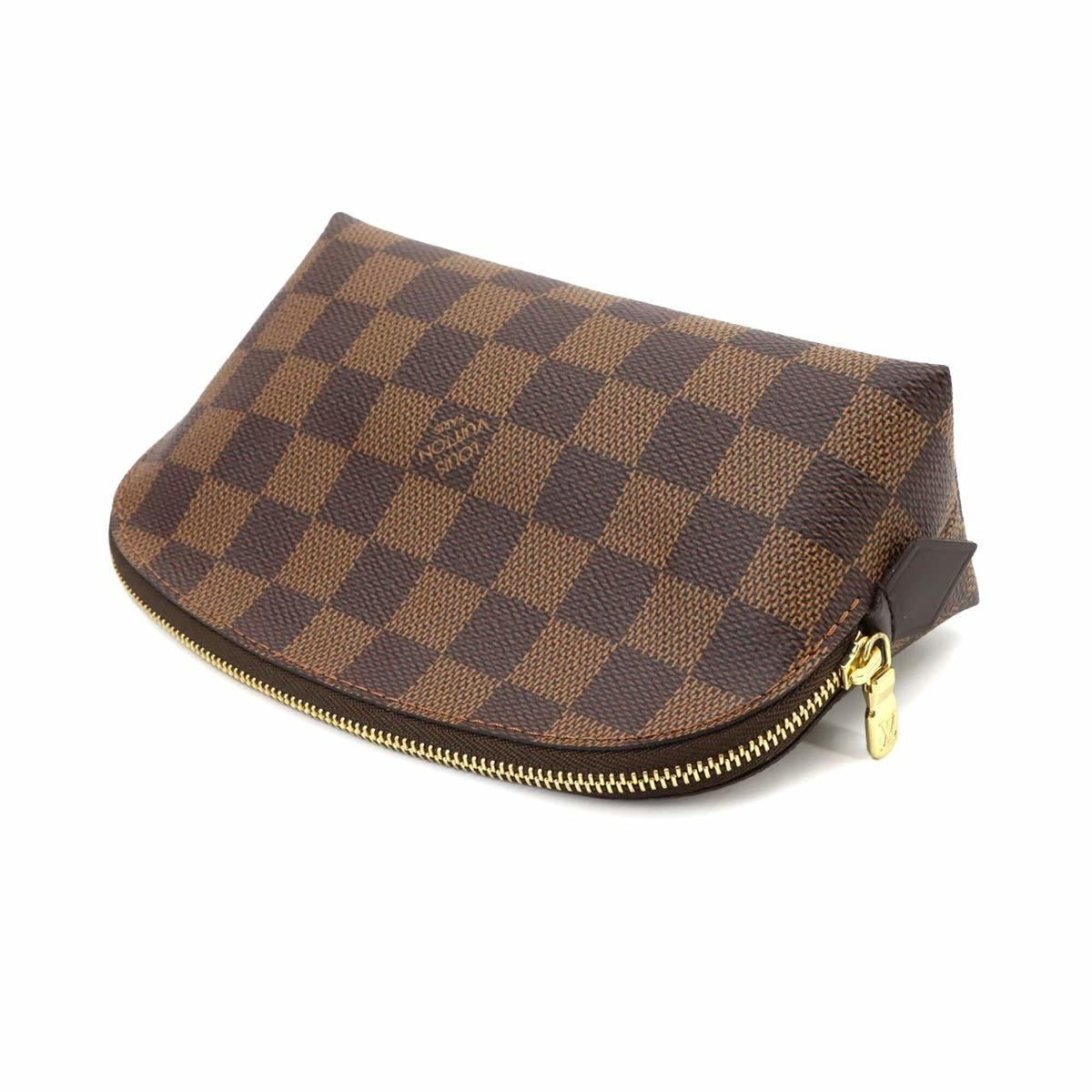 Louis Vuitton Brown Damier Canvas Ebene Damier Canvas Pouch (Pre-Owned)
