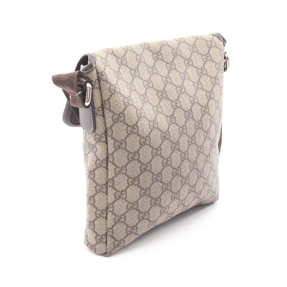 Gucci Beige Brown Pvc Leather Handbag Shoulder Bag (Pre-Owned)