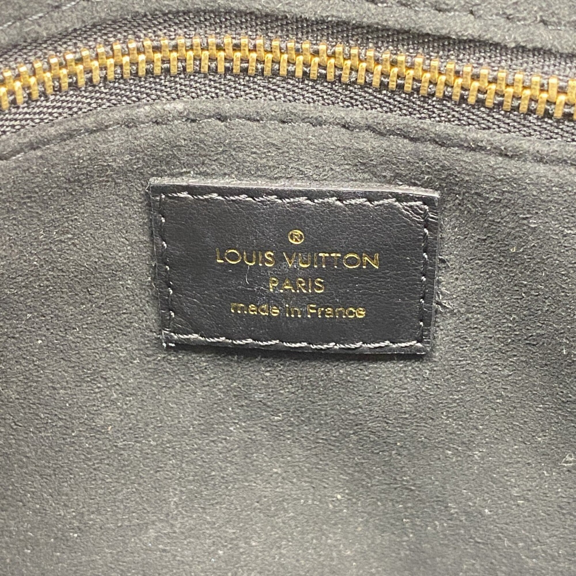 Louis Vuitton Black Brown Handbag (Pre-Owned)