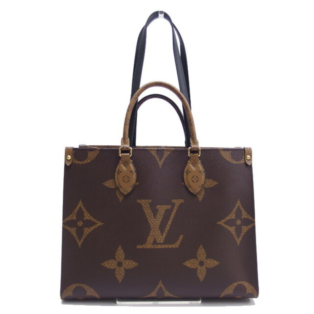 Louis Vuitton Monogram Dark Brown Marron Monogram Monogram Reverse Shoulder Bag Tote Bag (Pre-Owned)