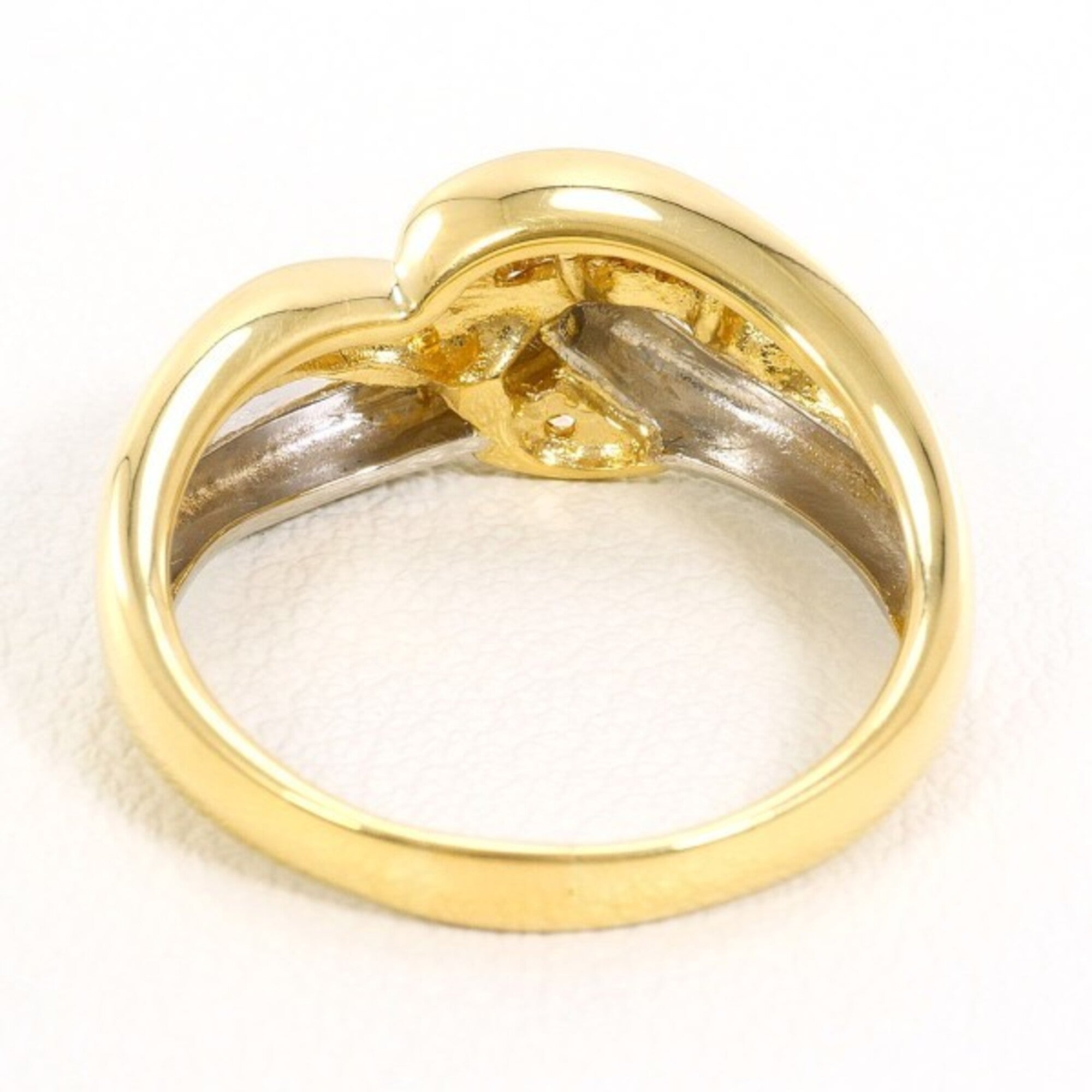 Unbranded Yellow Gold Yellow Gold (18K) Platinum 850 Band Ring (Pre-Owned)