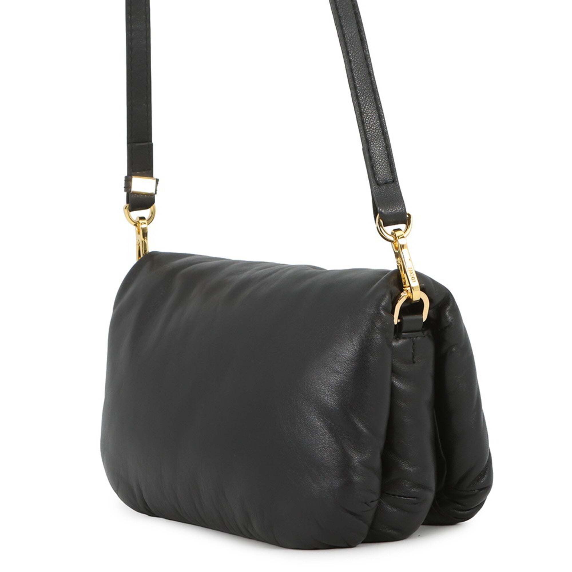 Loewe Black Leather Shoulder Bag (Pre-Owned)