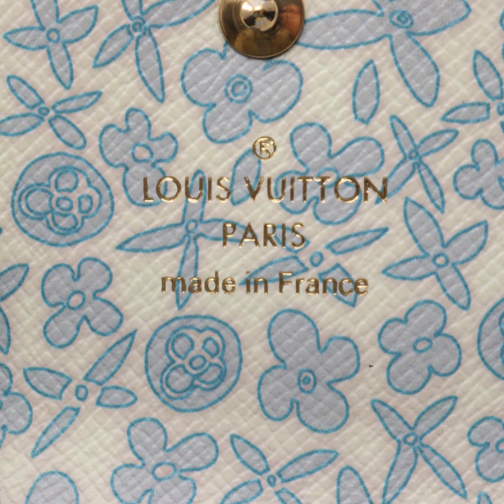 Louis Vuitton Blue Brown White Monogram (Pre-Owned)