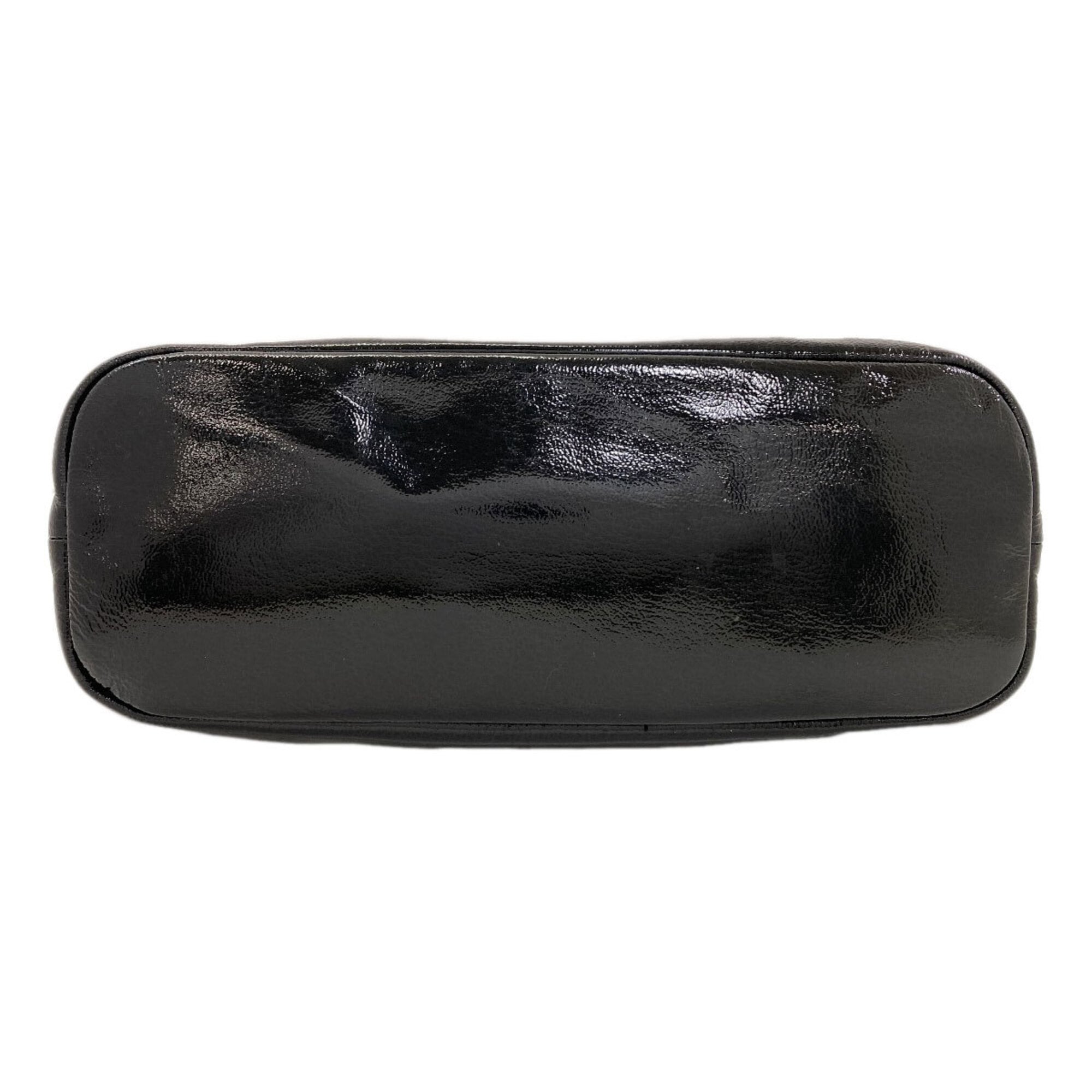 Longchamp Black Patent Leather Tote Bag (Pre-Owned)