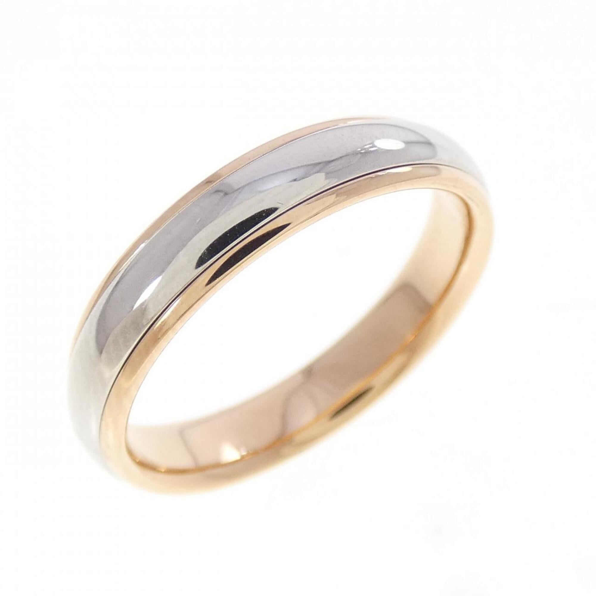 Tiffany Pink Gold (18K) Platinum 950 Band Ring (Pre-Owned)