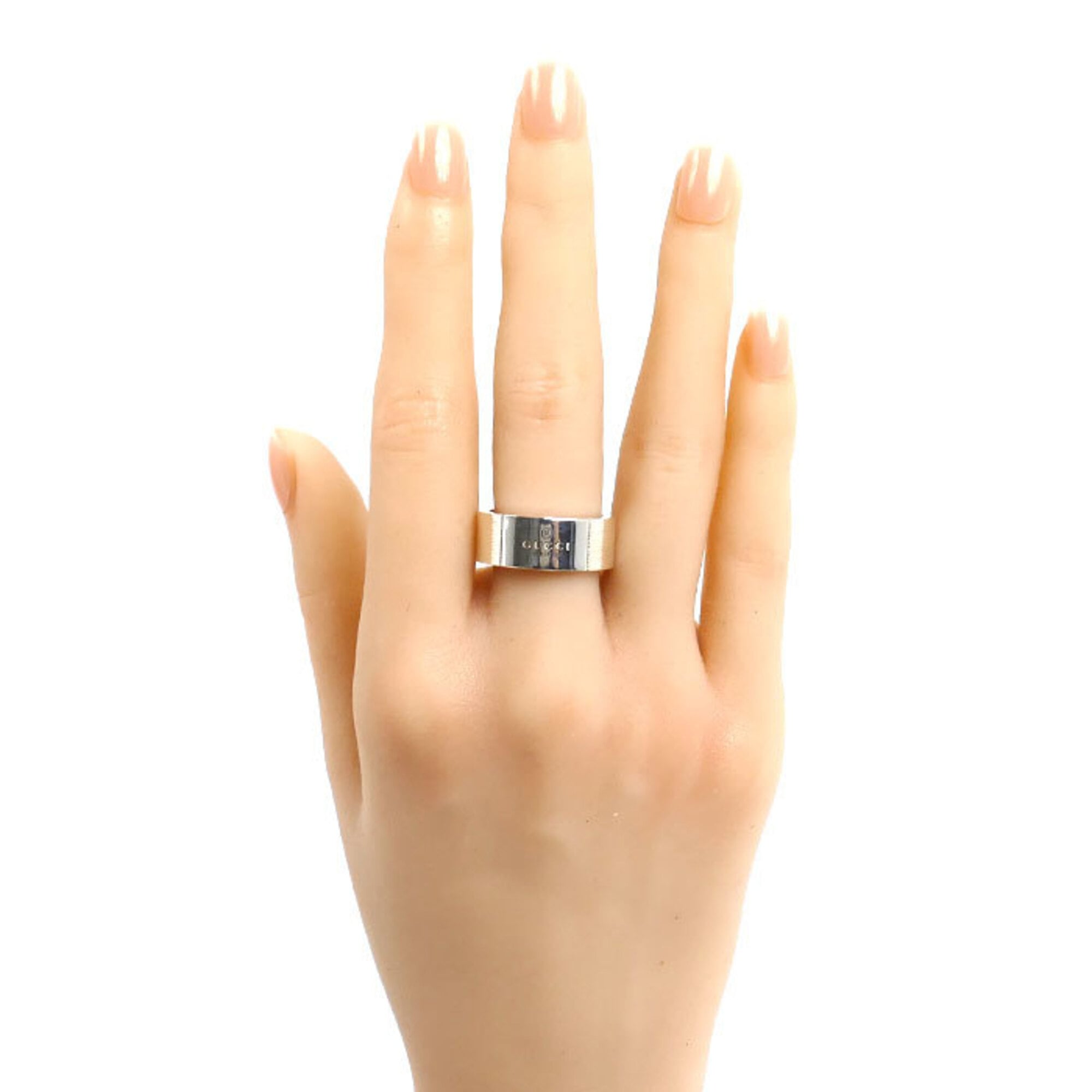Gucci Silver 925 Band Ring (Pre-Owned)