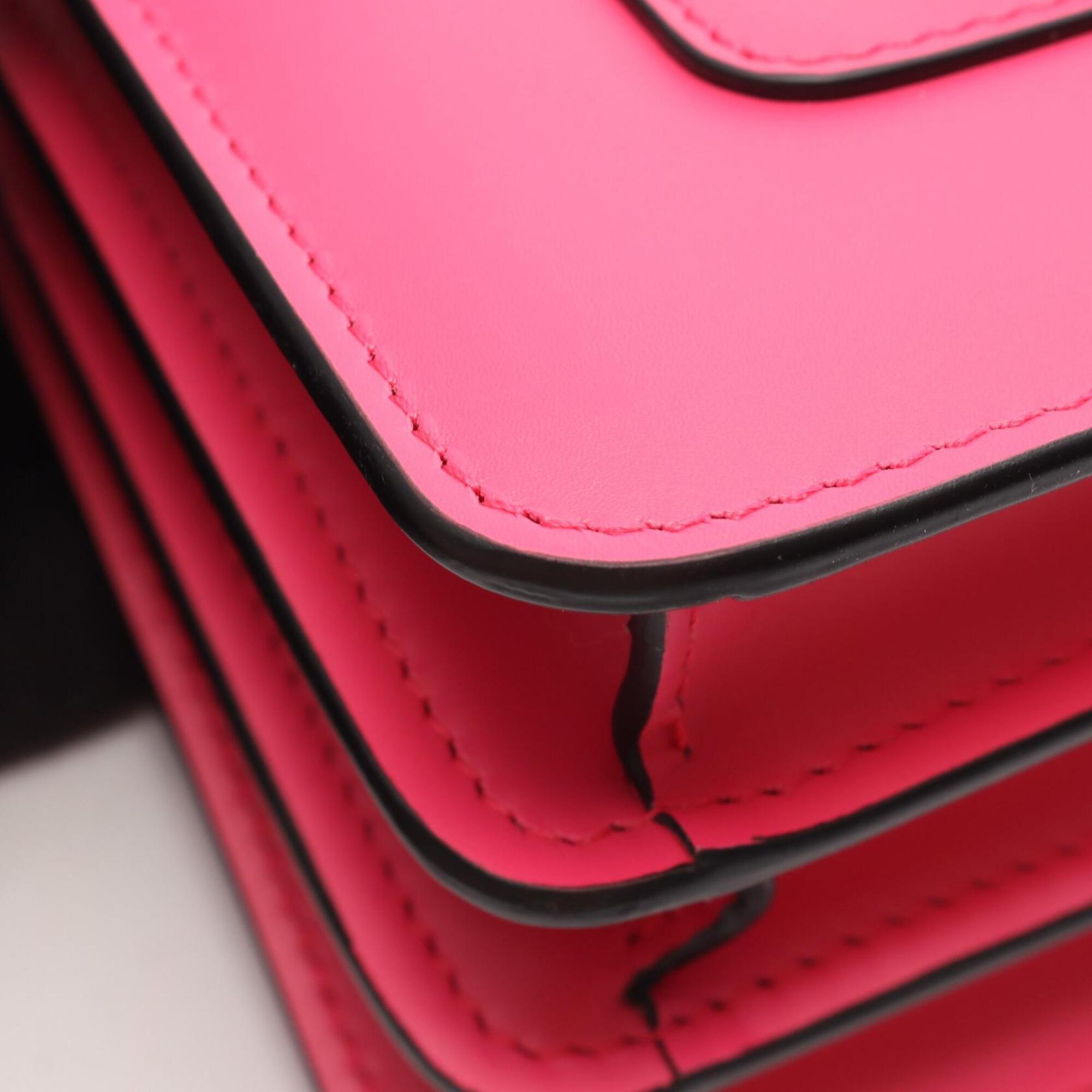 Bvlgari Pink Leather Handbag (Pre-Owned)