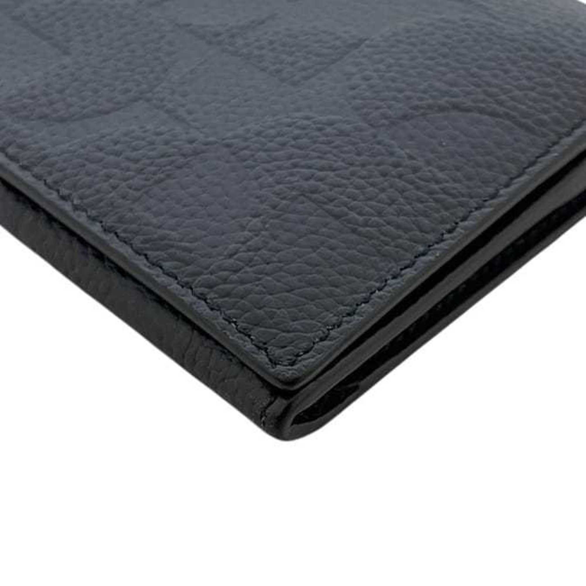 Dunhill Black Leather Long Wallet (Bi-Fold) (Pre-Owned)