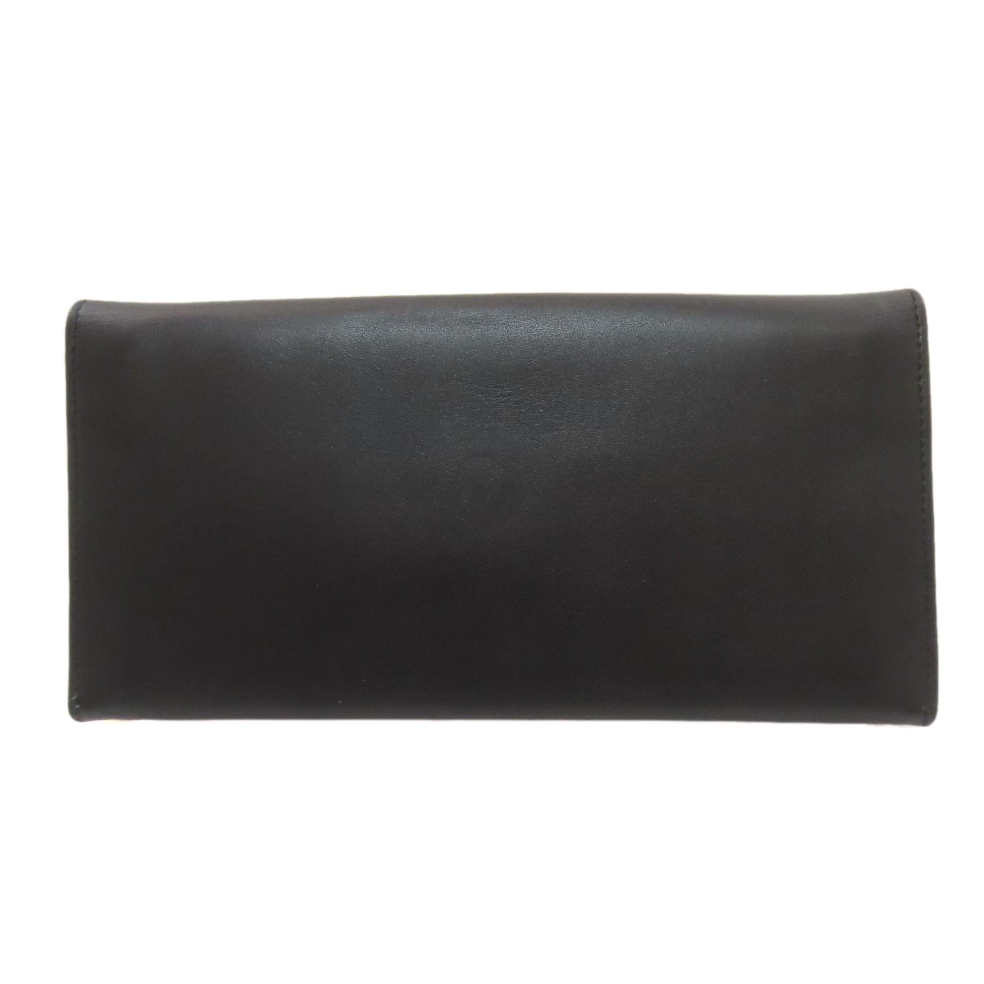 Dunhill Black Leather Long Wallet (Bi-Fold) (Pre-Owned)