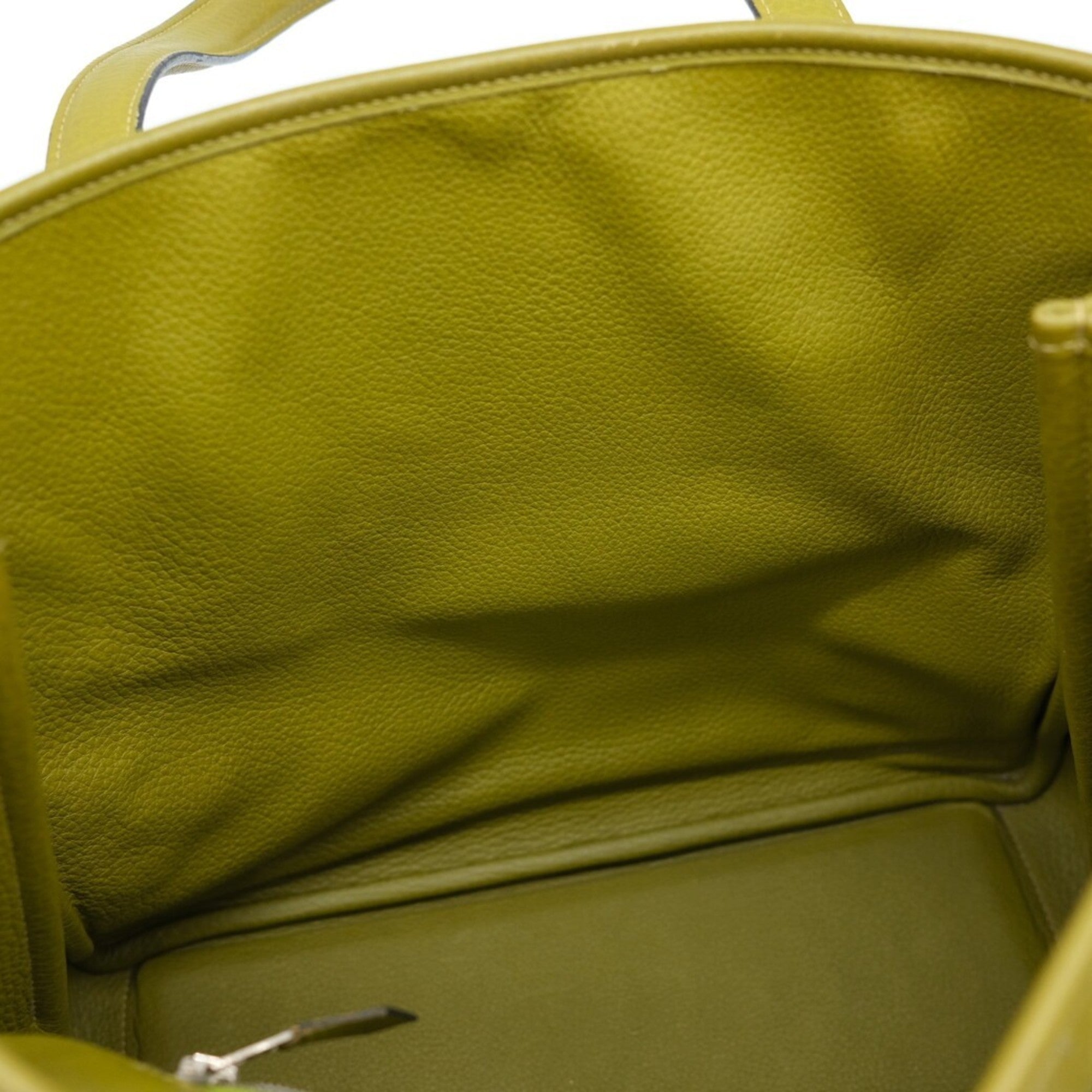 Hermes Anis Green Taurillon Clemence Leather Tote Bag (Pre-Owned)