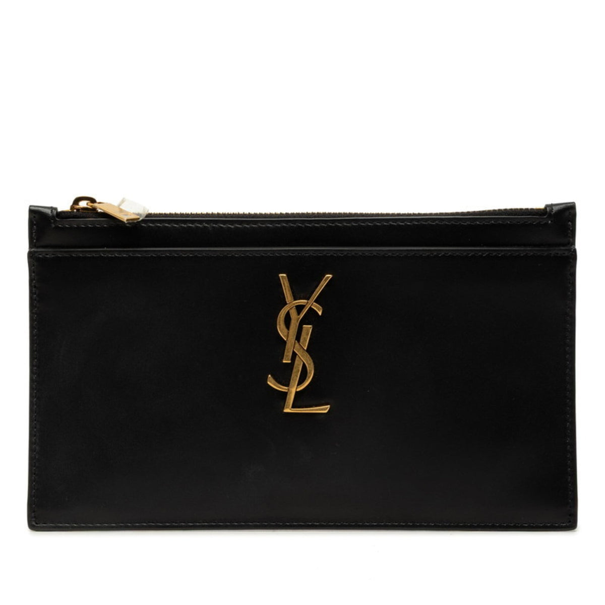 Saint Laurent Black Leather Pouch (Pre-Owned)