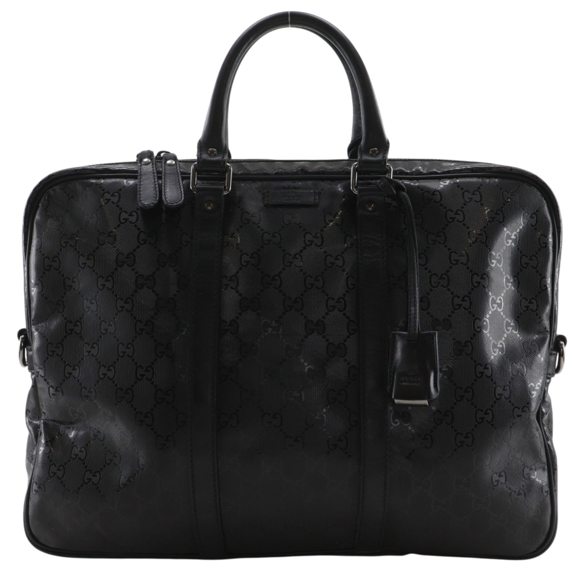 Gucci Black Pvc Handbag (Pre-Owned)