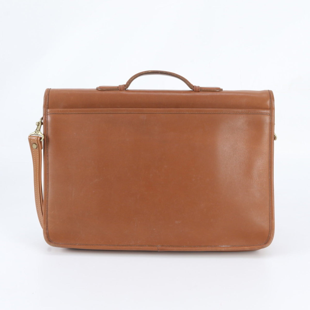 Coach Brown Leather Shoulder Bag Tote Bag (Pre-Owned)