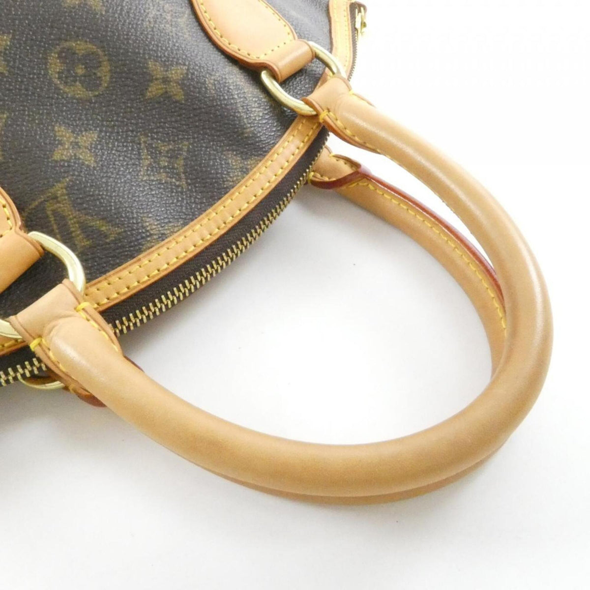 Louis Vuitton Brown Coated Canvas Handbag (Pre-Owned)